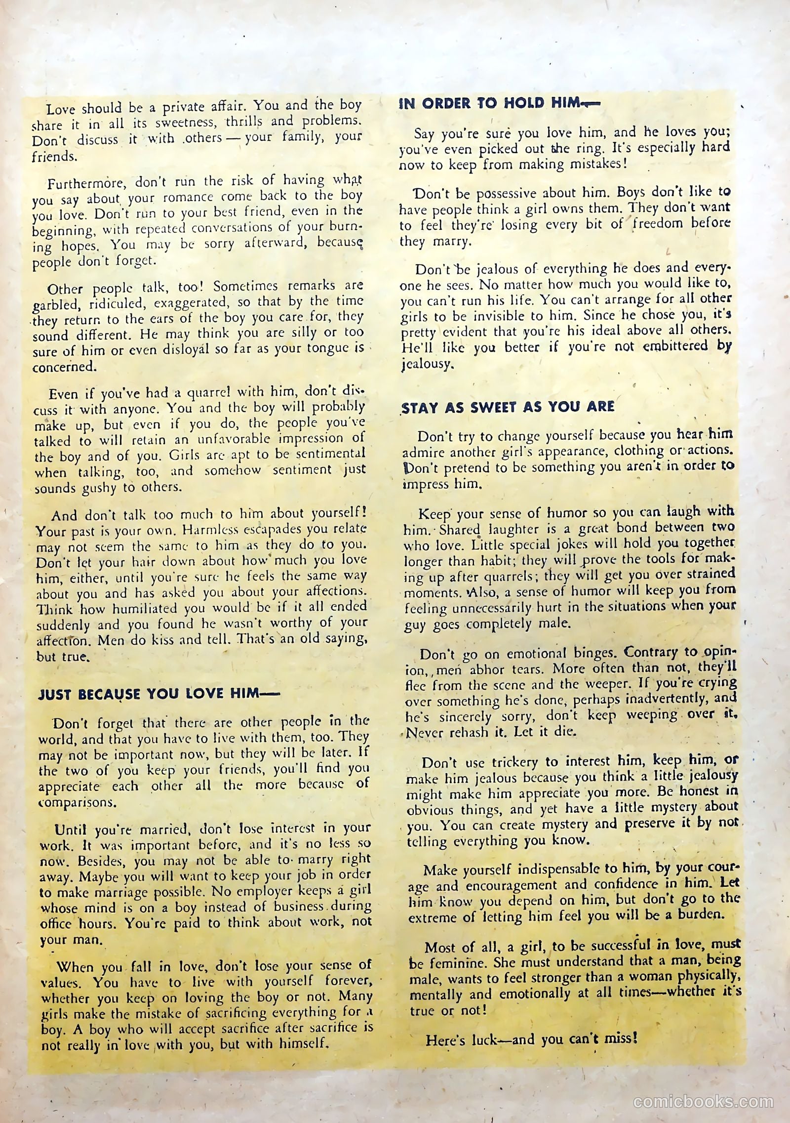 Glamorous Romances #89 (1956) — page 27 of 36