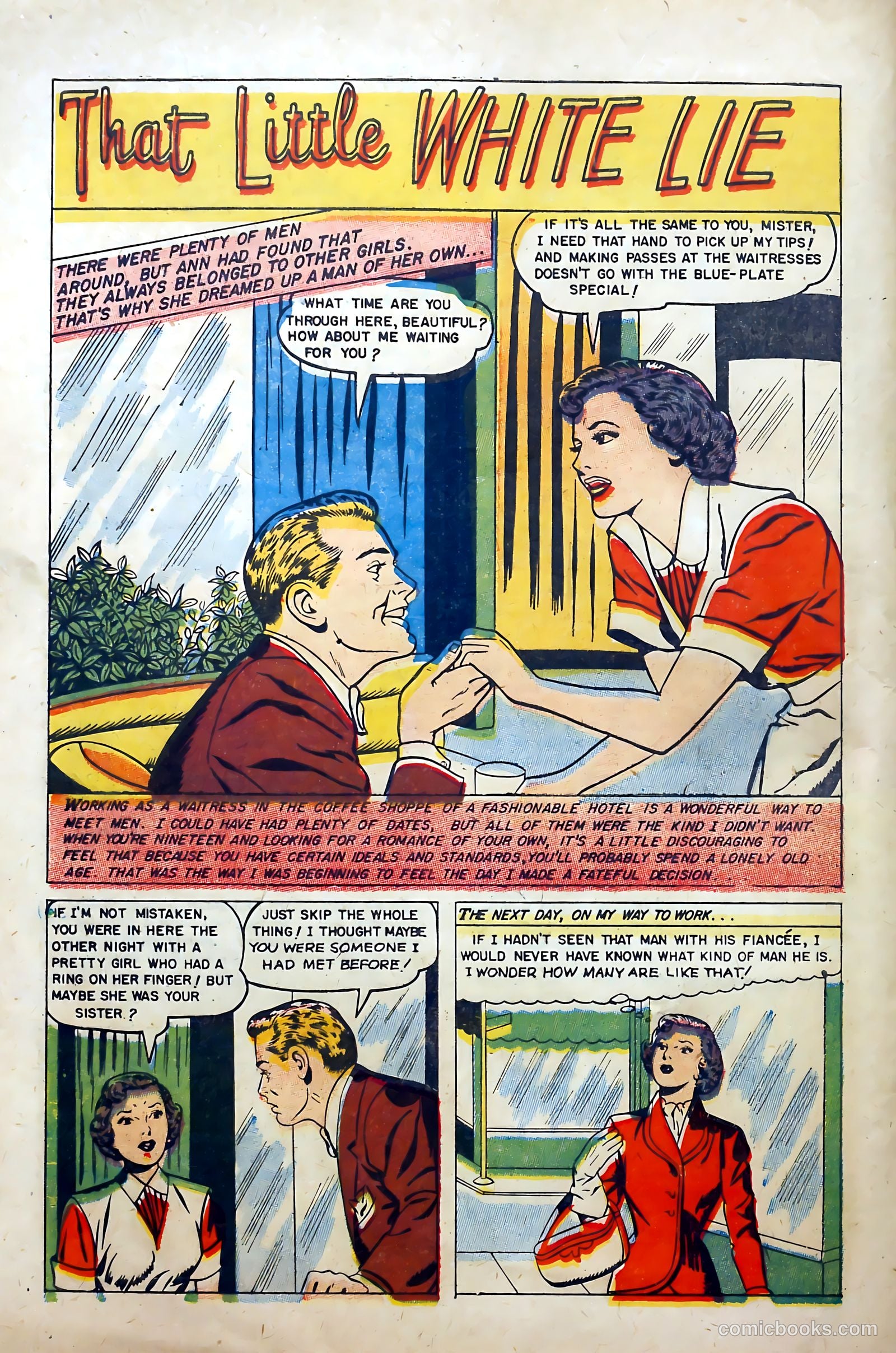 Glamorous Romances #89 (1956) — page 28 of 36