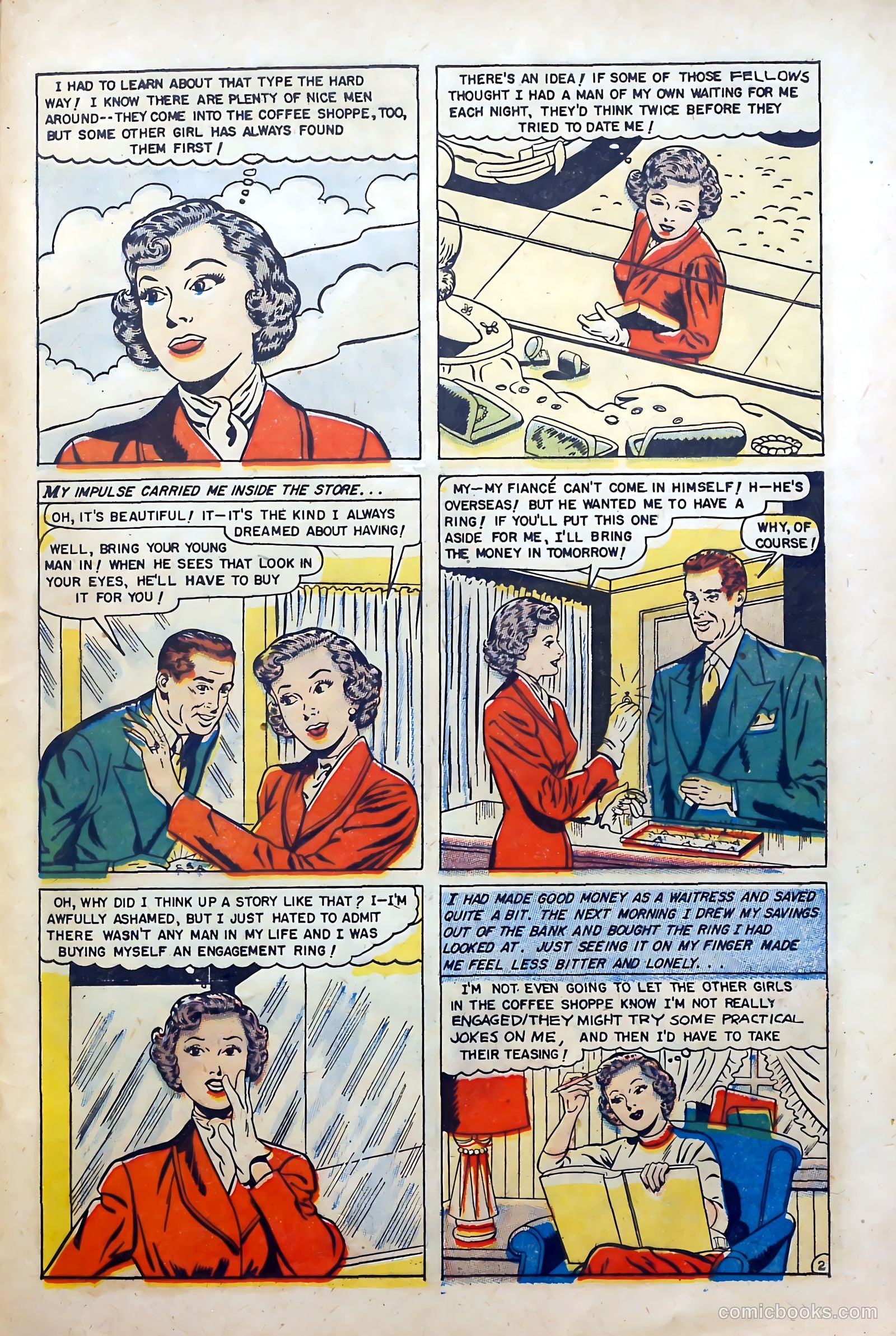 Glamorous Romances #89 (1956) — page 29 of 36