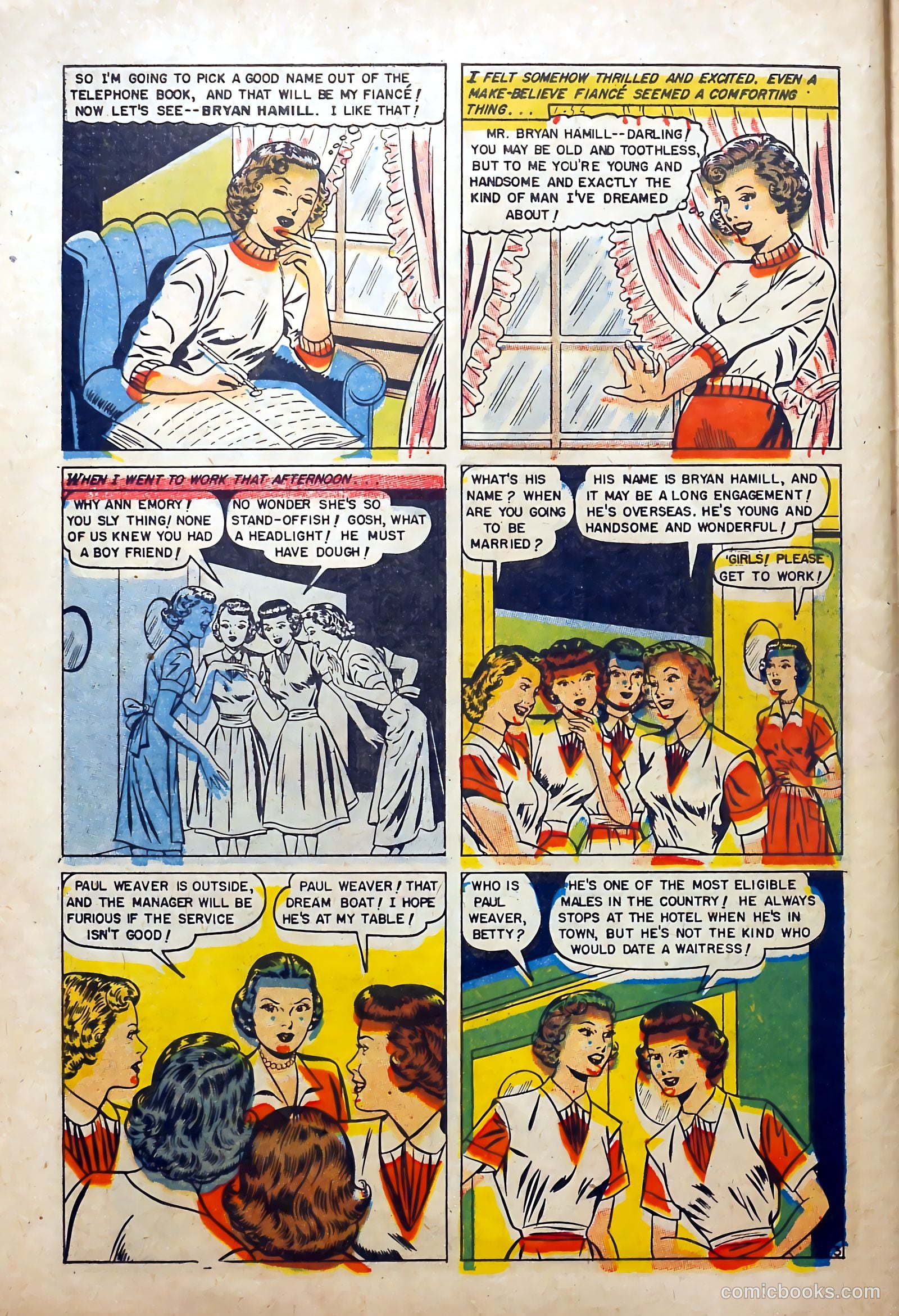 Glamorous Romances #89 (1956) — page 30 of 36
