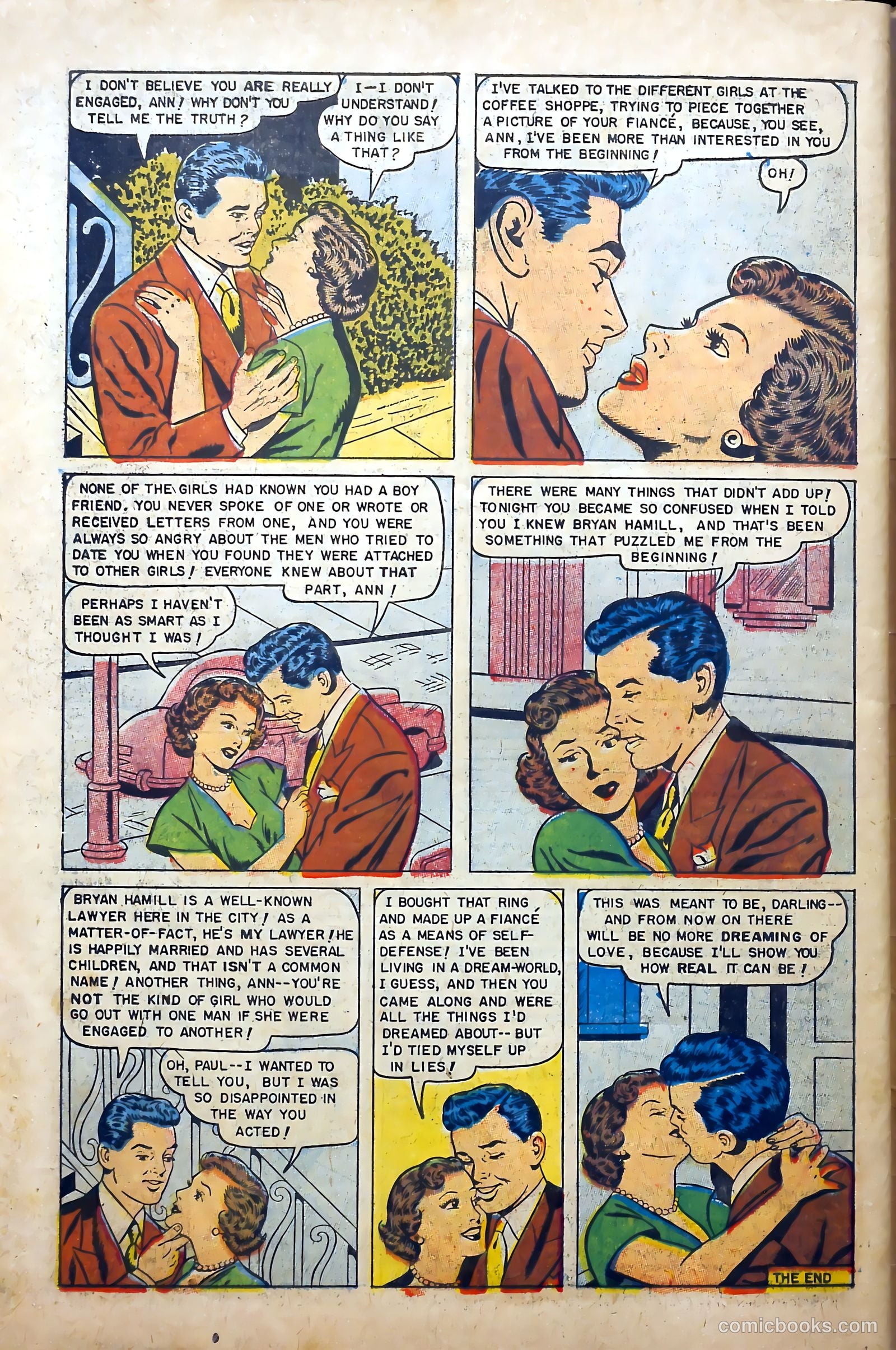 Glamorous Romances #89 (1956) — page 34 of 36