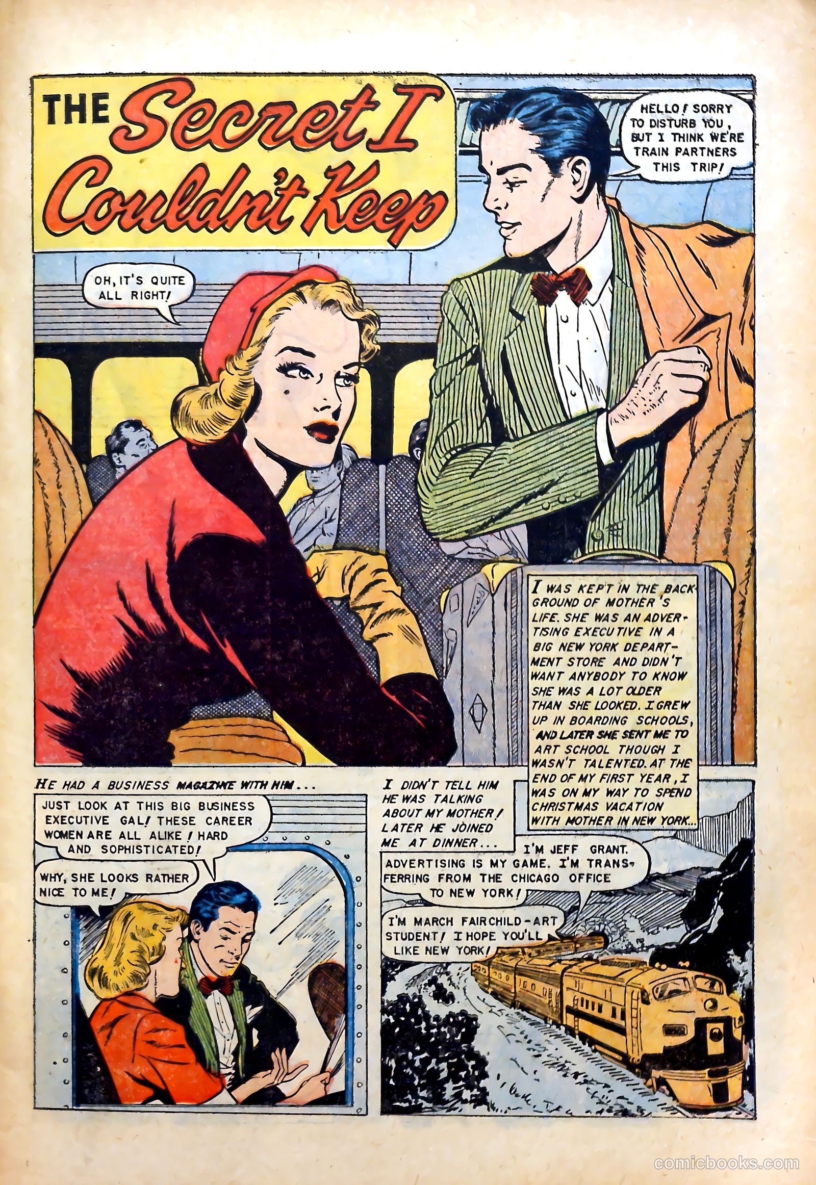 Glamorous Romances #90 (1956) — page 3 of 36