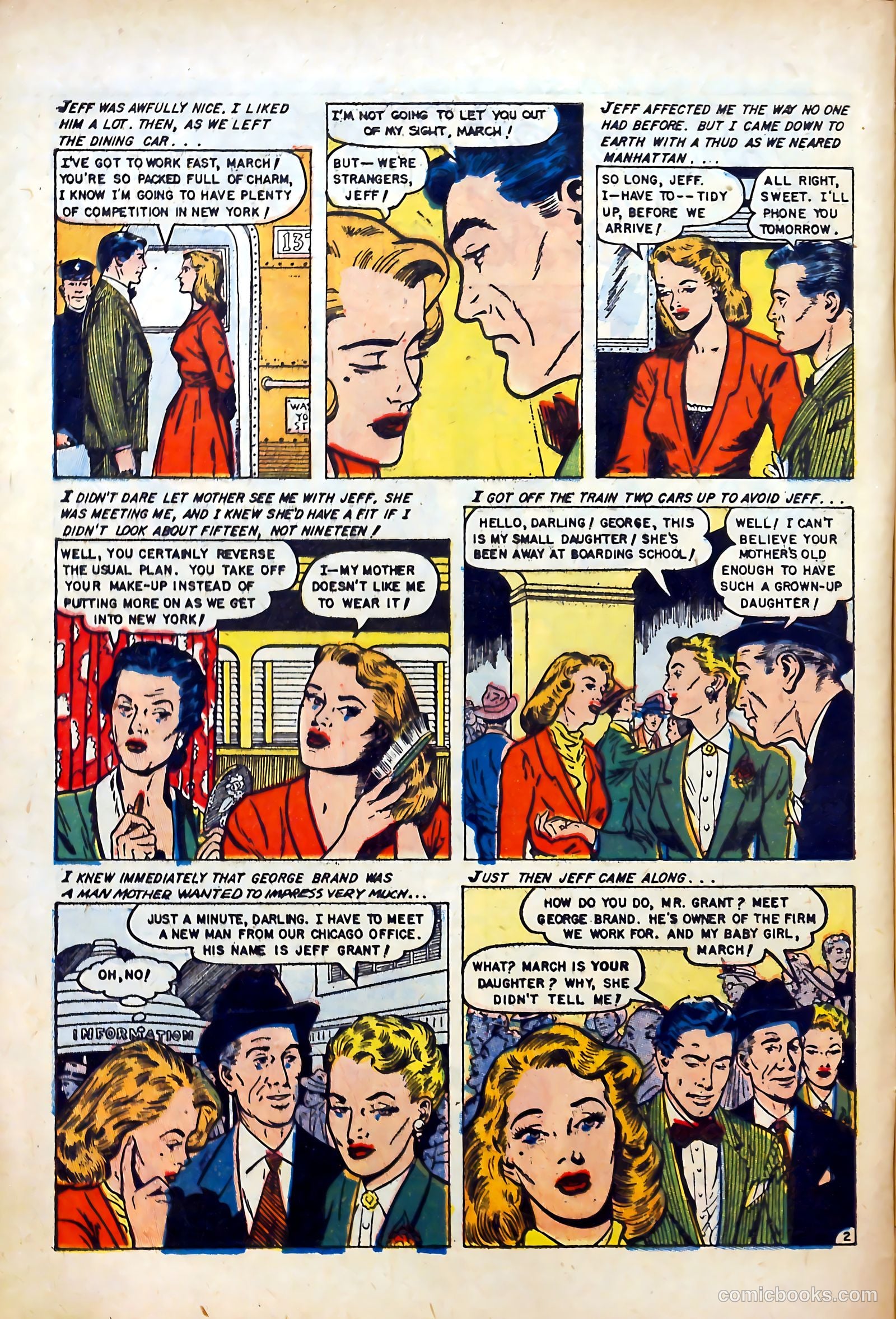 Glamorous Romances #90 (1956) — page 4 of 36