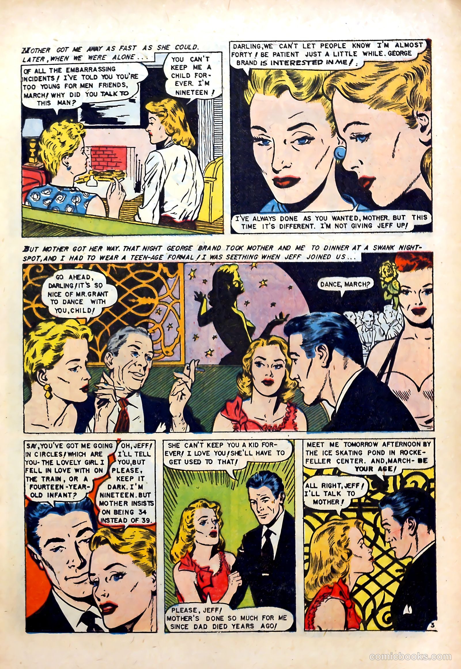 Glamorous Romances #90 (1956) — page 5 of 36