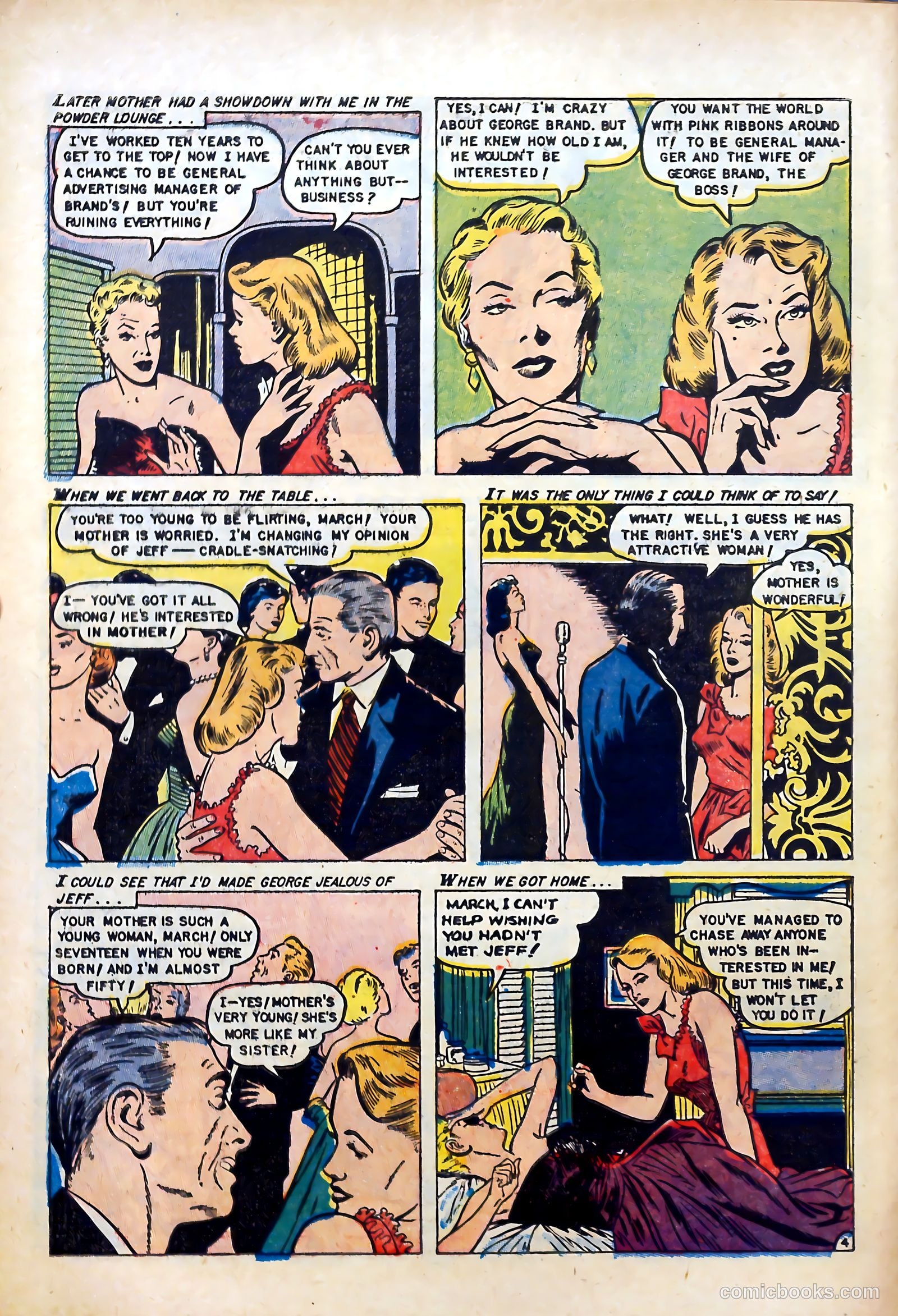 Glamorous Romances #90 (1956) — page 6 of 36