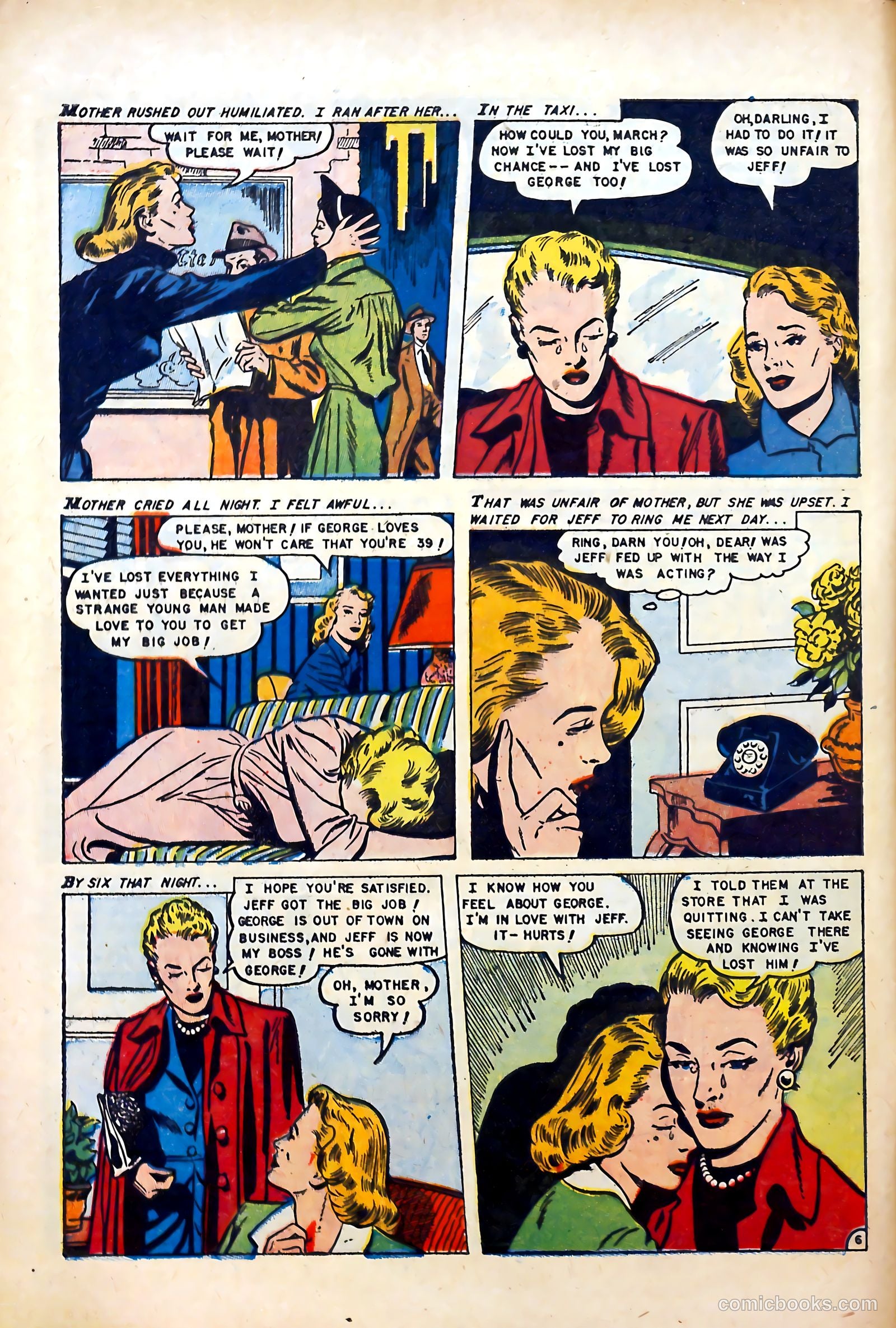 Glamorous Romances #90 (1956) — page 8 of 36