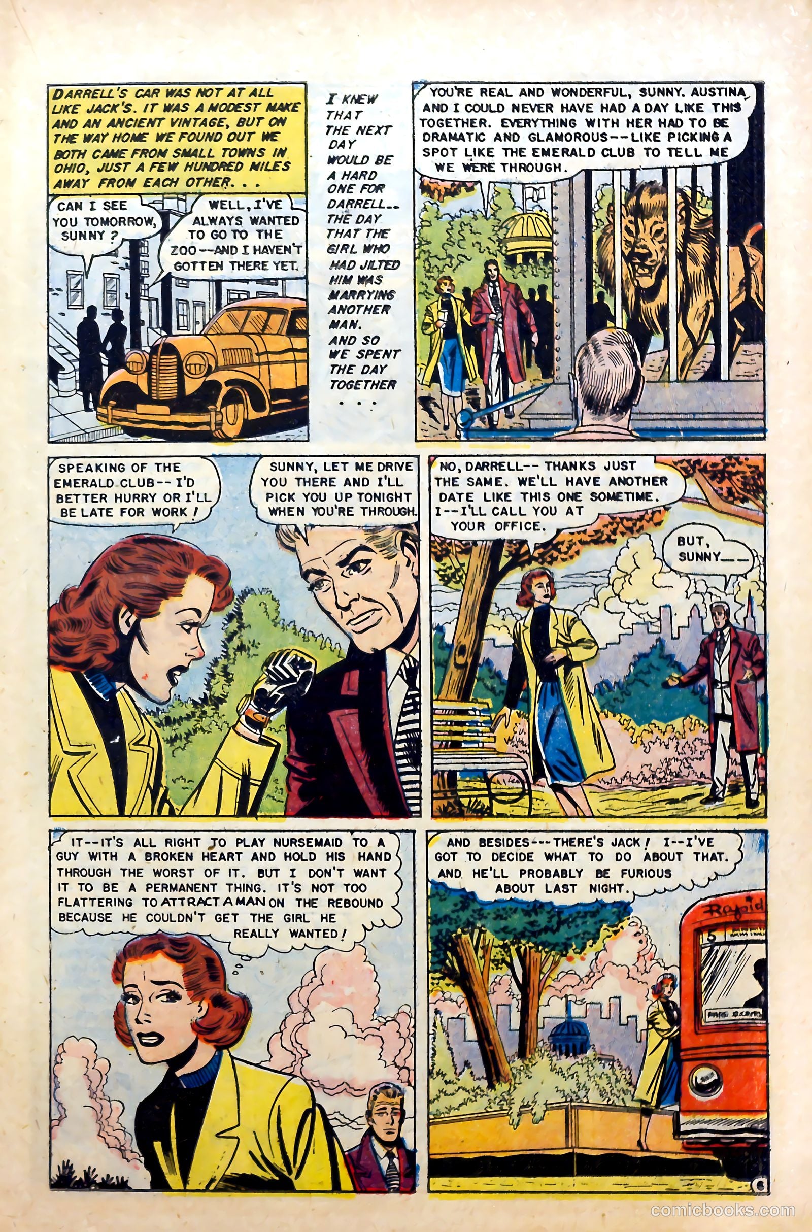 Glamorous Romances #90 (1956) — page 15 of 36