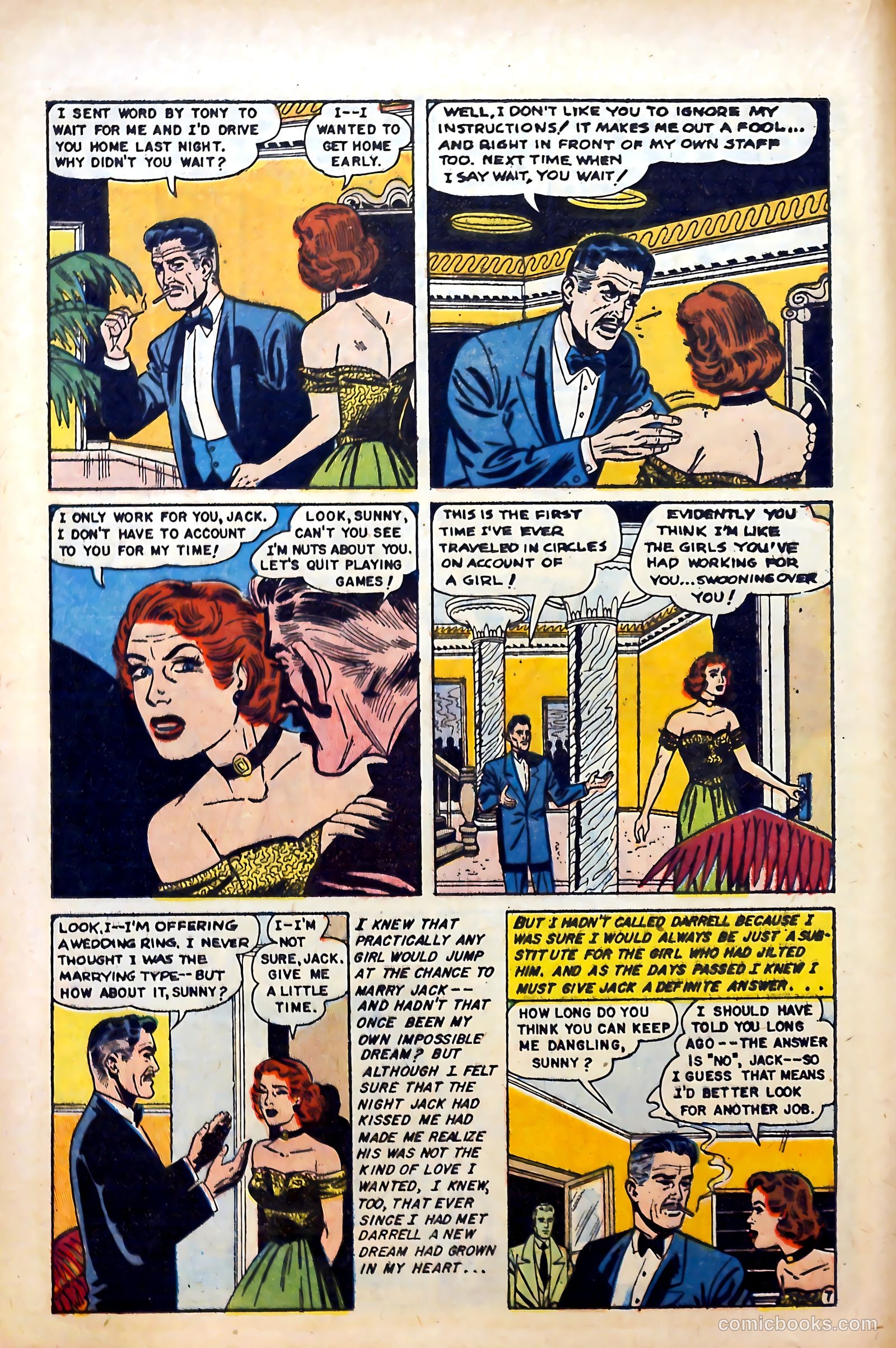 Glamorous Romances #90 (1956) — page 16 of 36