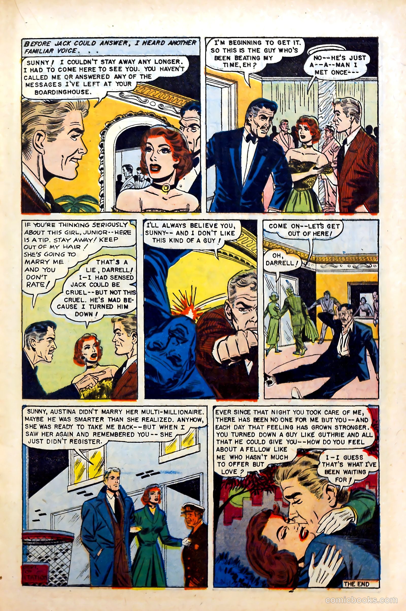 Glamorous Romances #90 (1956) — page 17 of 36