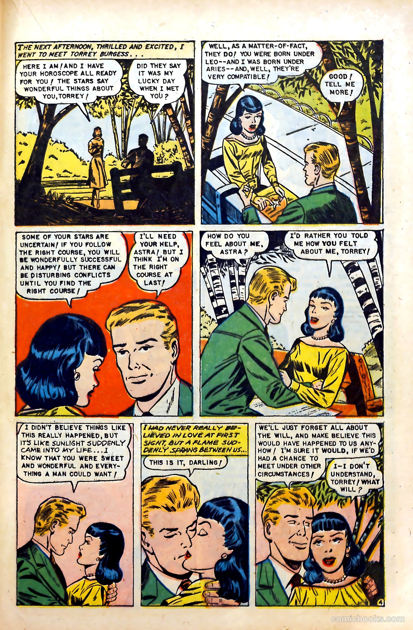 Glamorous Romances #90 (1956) — page 21 of 36