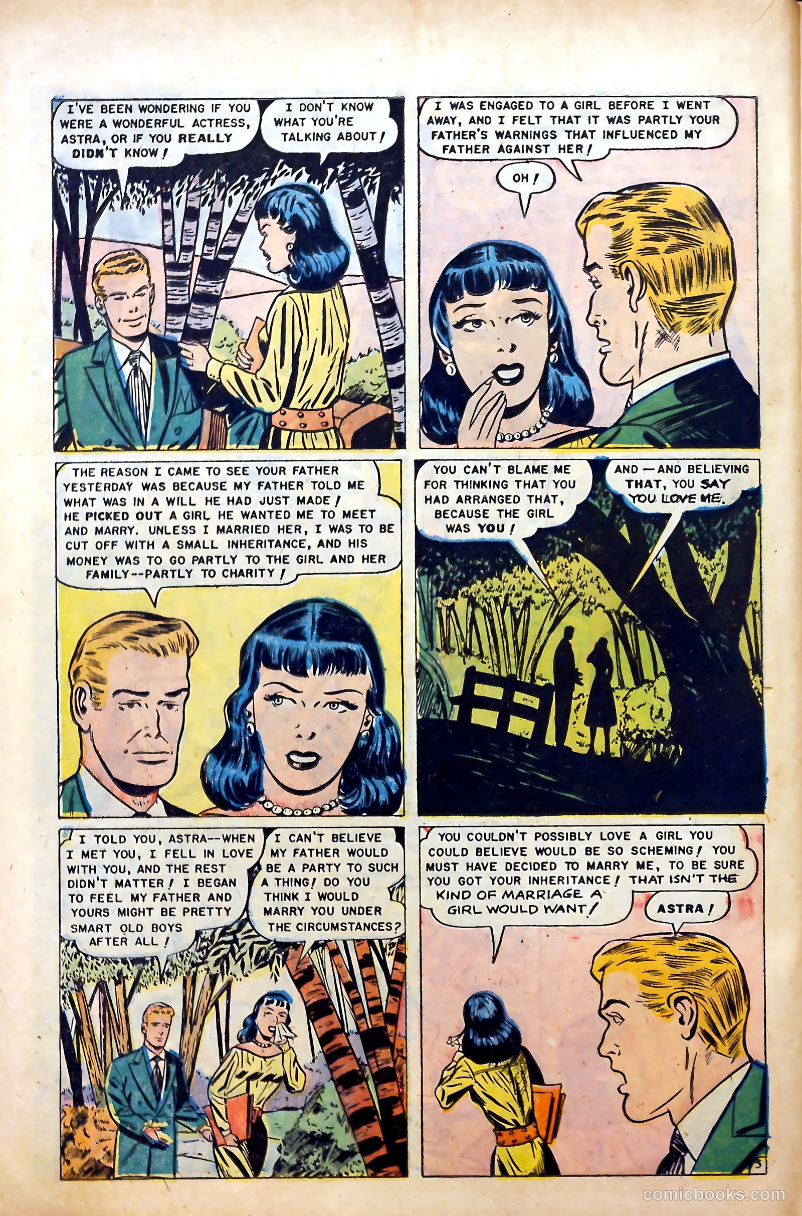 Glamorous Romances #90 (1956) — page 22 of 36