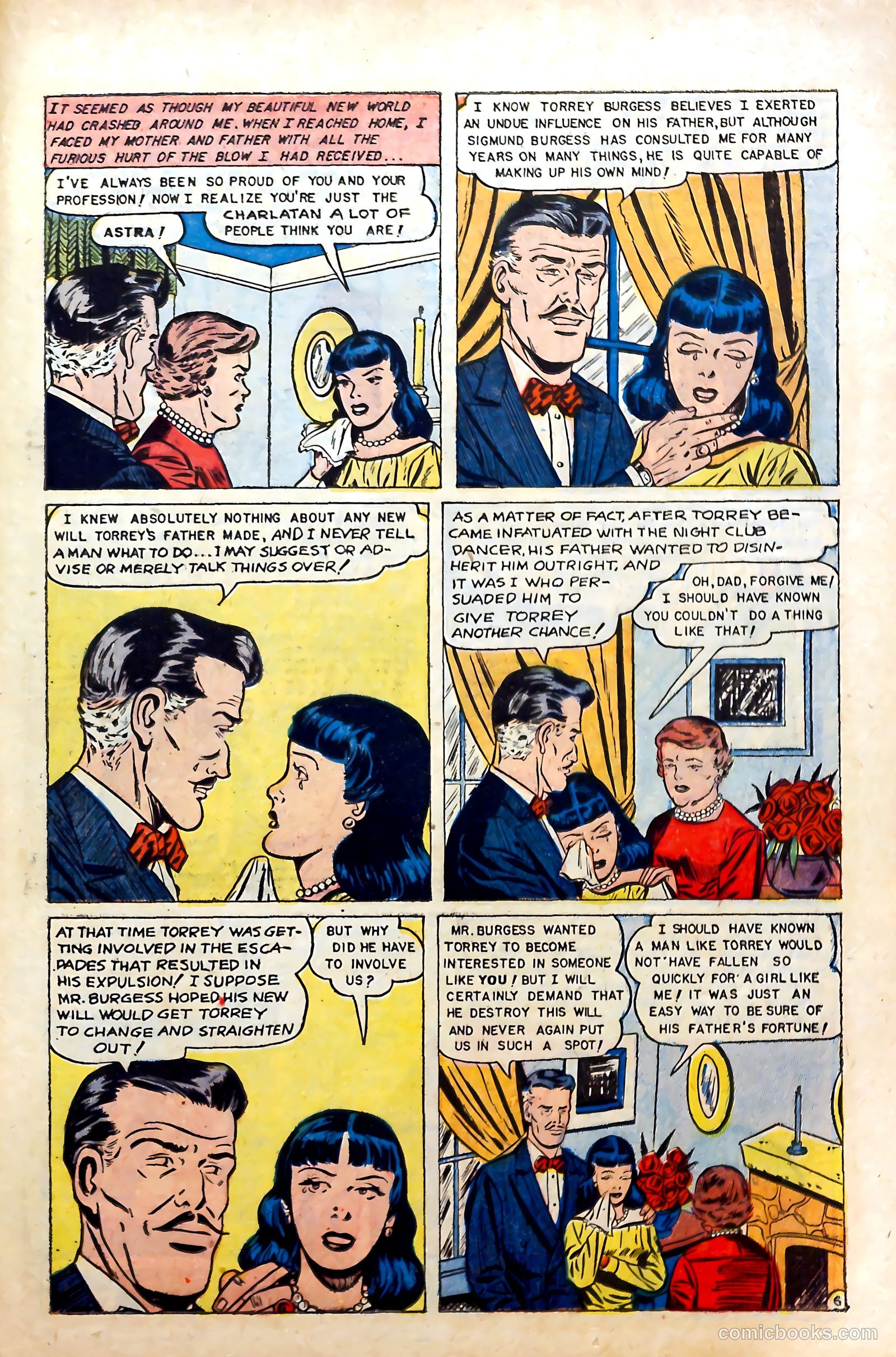 Glamorous Romances #90 (1956) — page 23 of 36