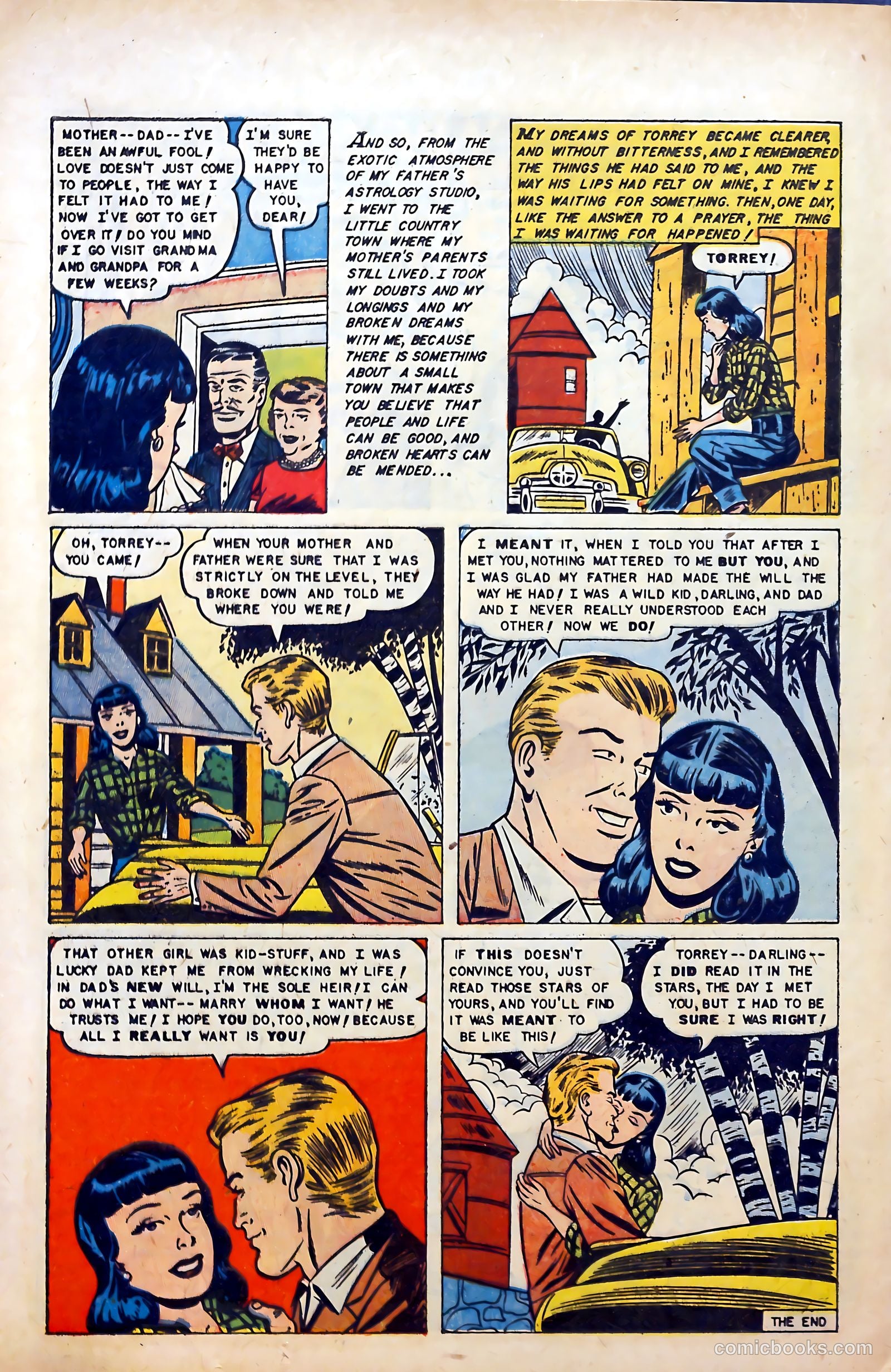 Glamorous Romances #90 (1956) — page 24 of 36