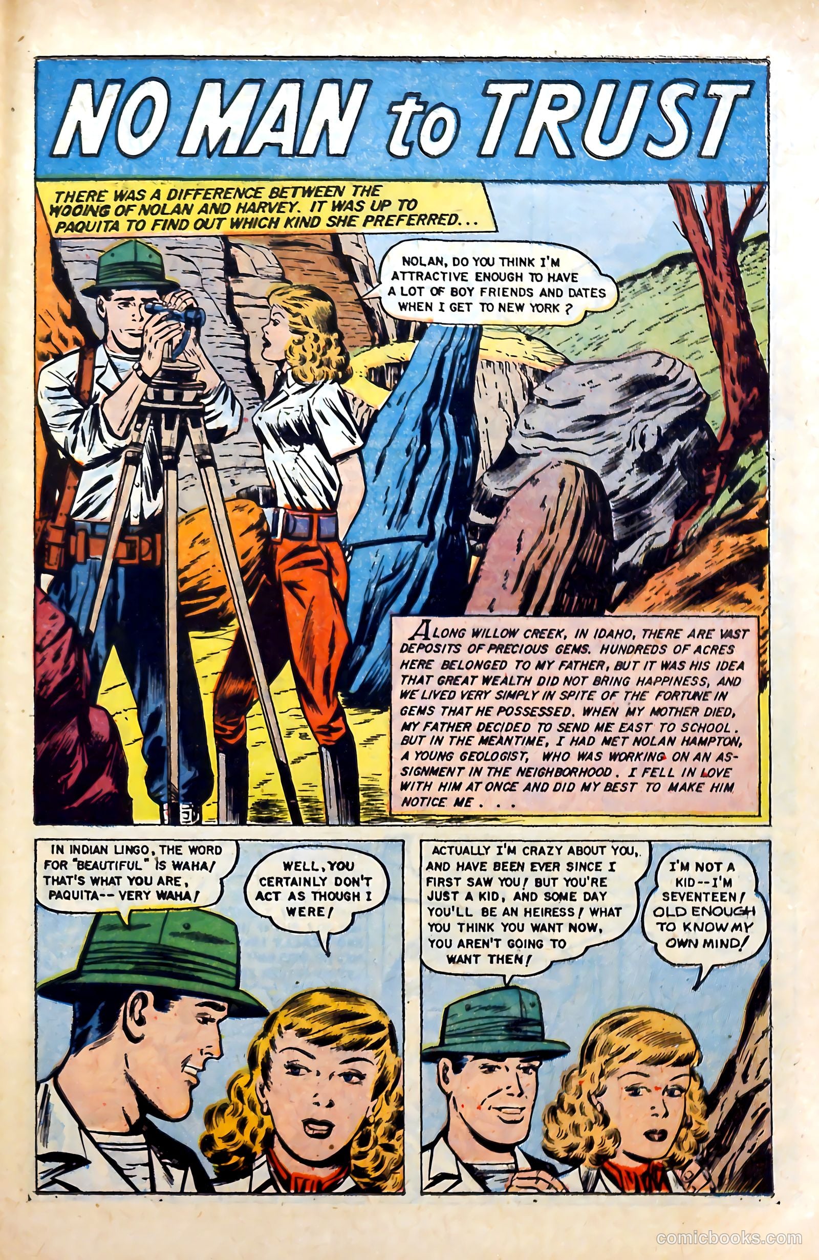 Glamorous Romances #90 (1956) — page 27 of 36