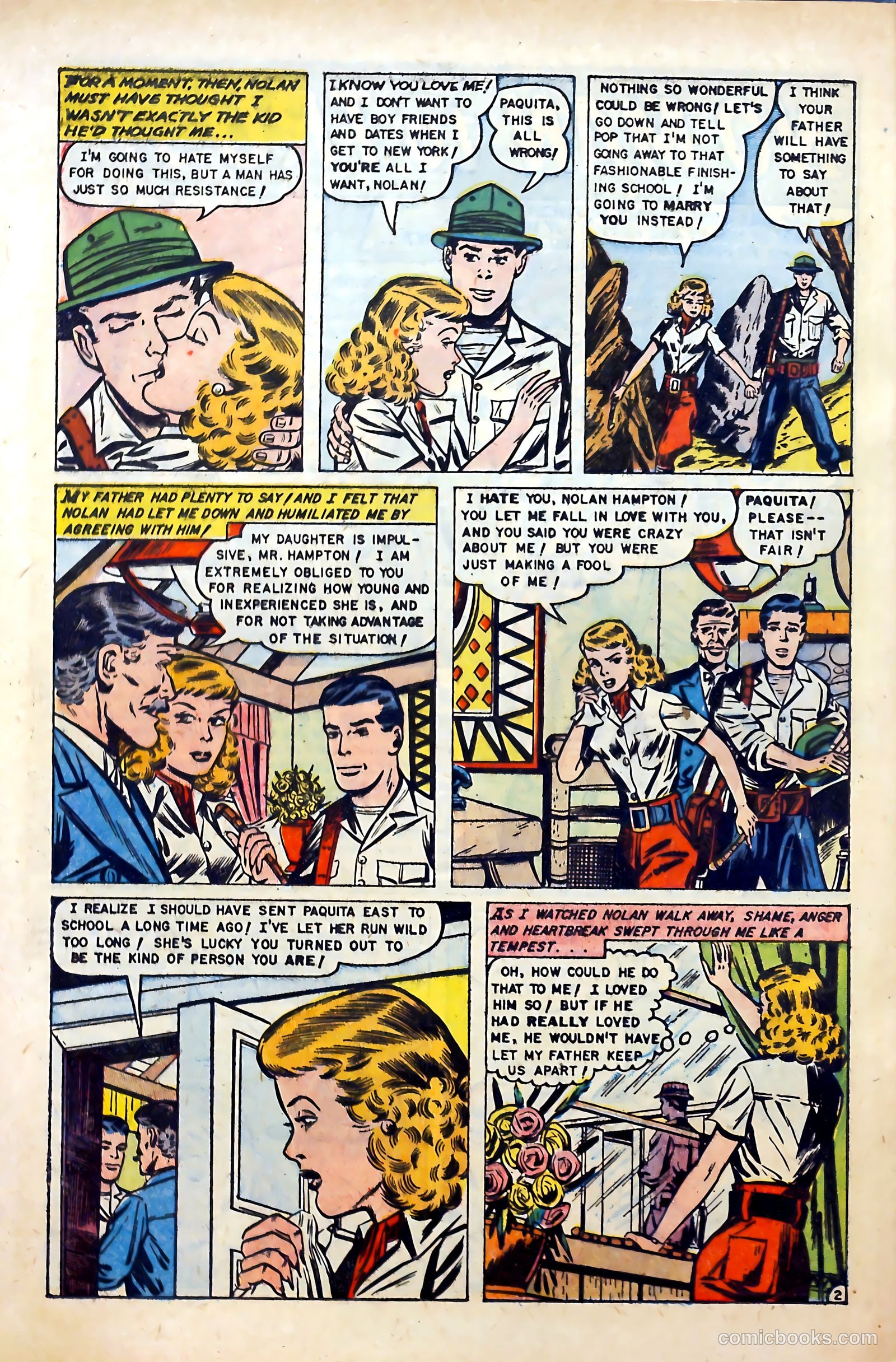 Glamorous Romances #90 (1956) — page 28 of 36
