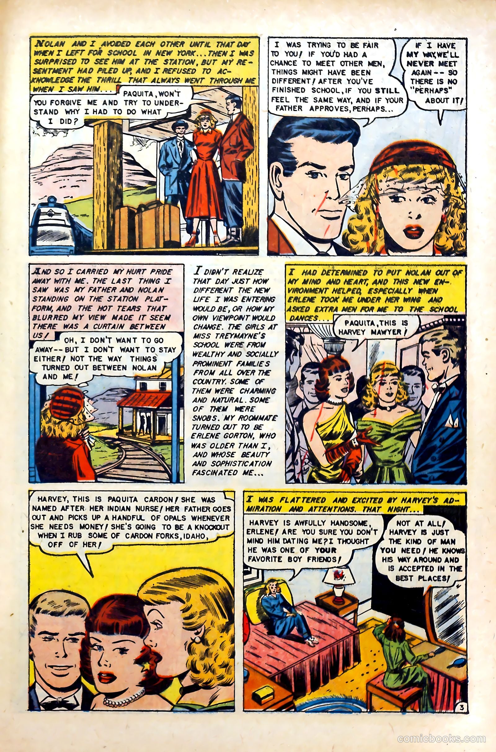 Glamorous Romances #90 (1956) — page 29 of 36