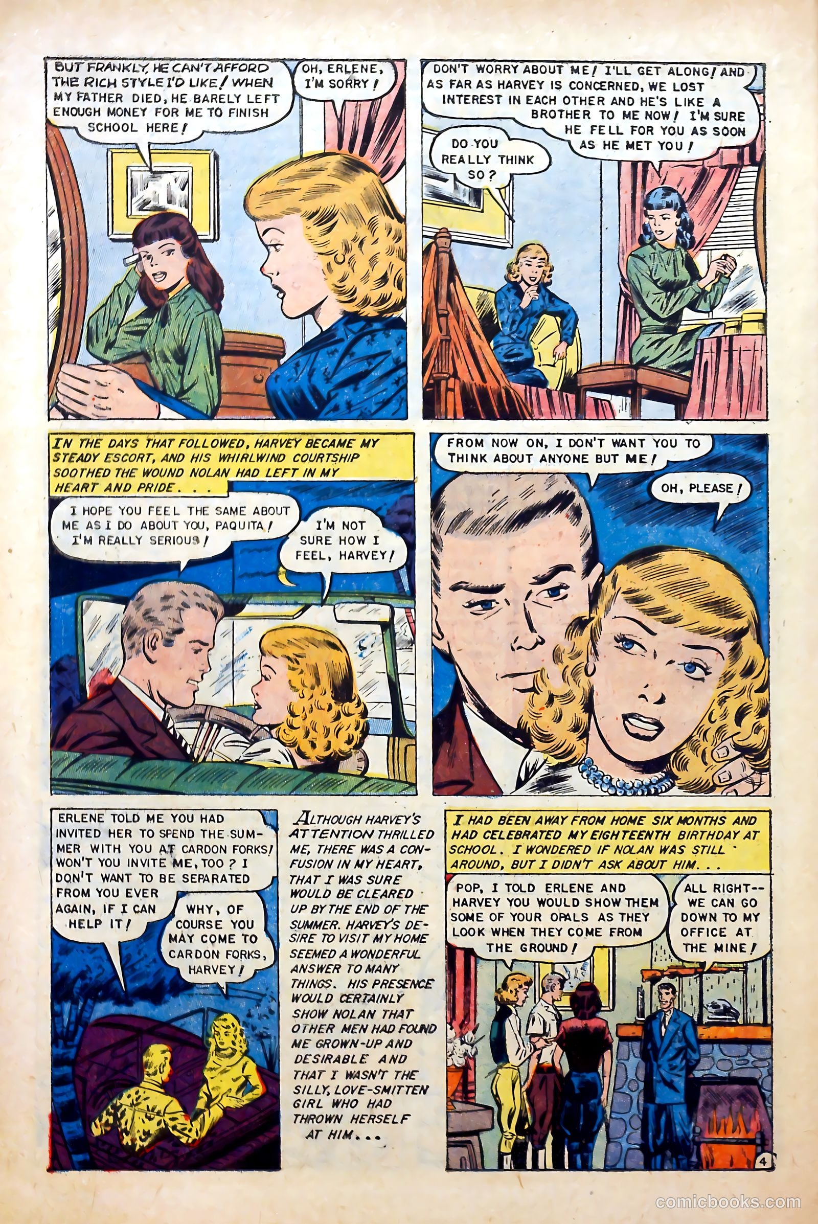 Glamorous Romances #90 (1956) — page 30 of 36