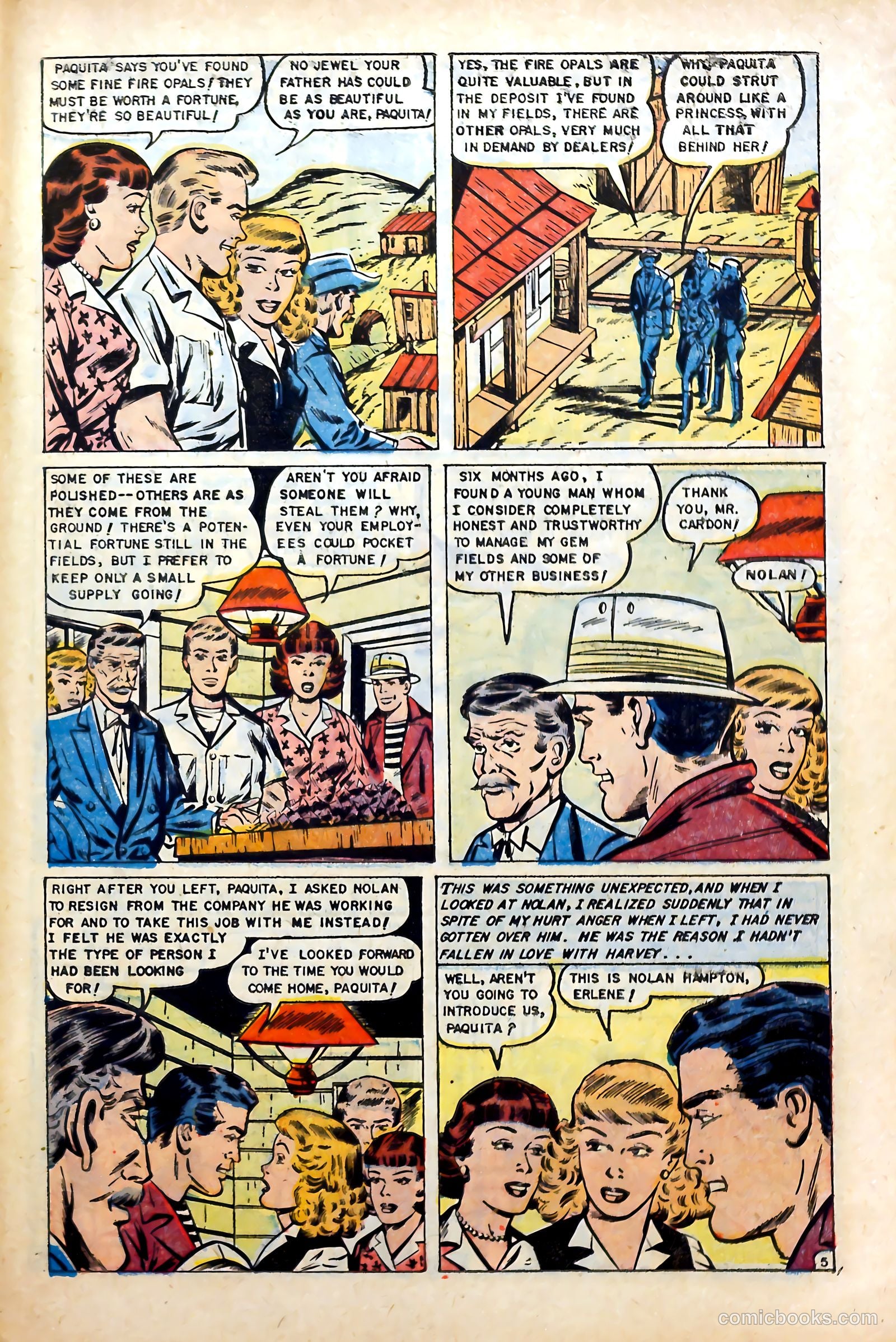 Glamorous Romances #90 (1956) — page 31 of 36