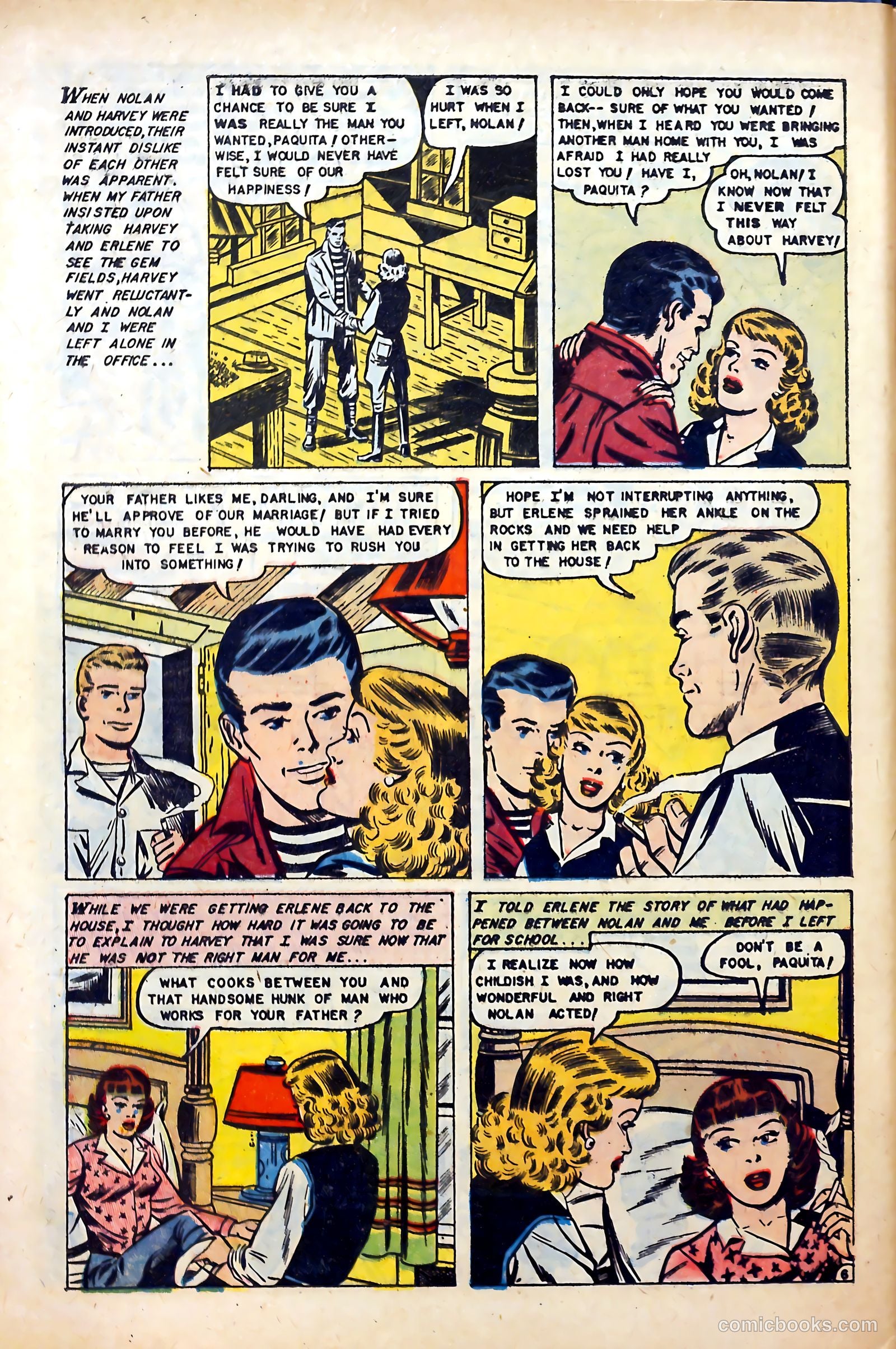 Glamorous Romances #90 (1956) — page 32 of 36