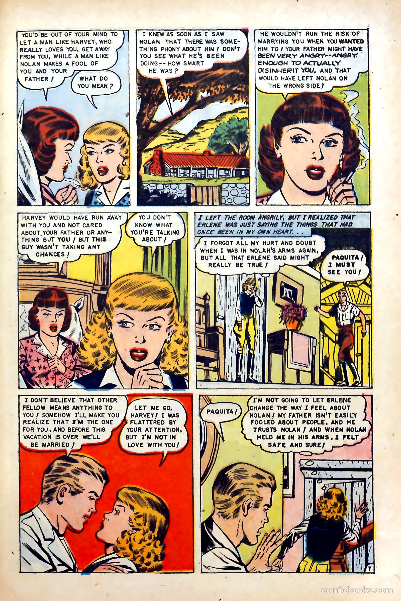 Glamorous Romances #90 (1956) — page 33 of 36