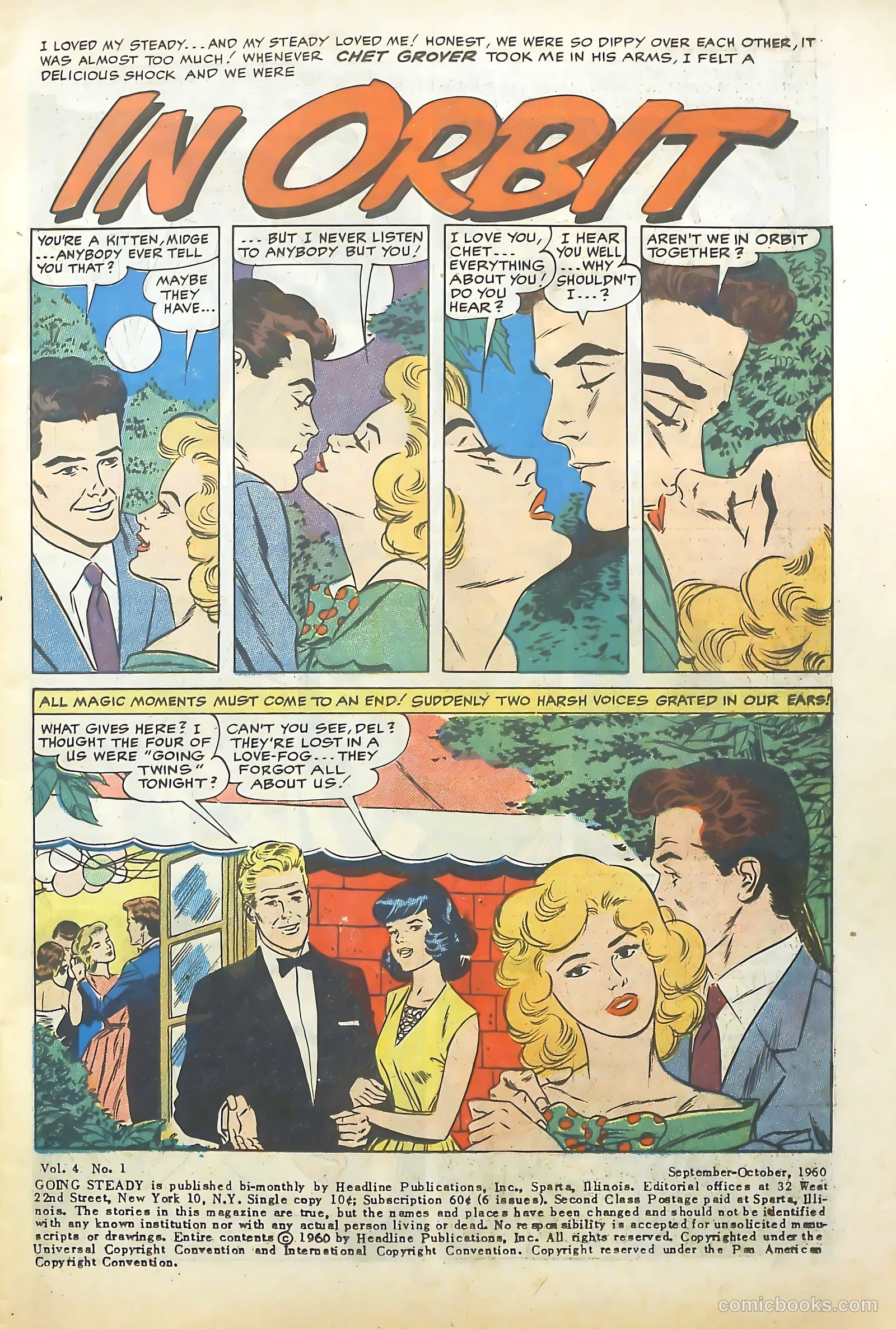 Going Steady #1 (1960) — page 3 of 33
