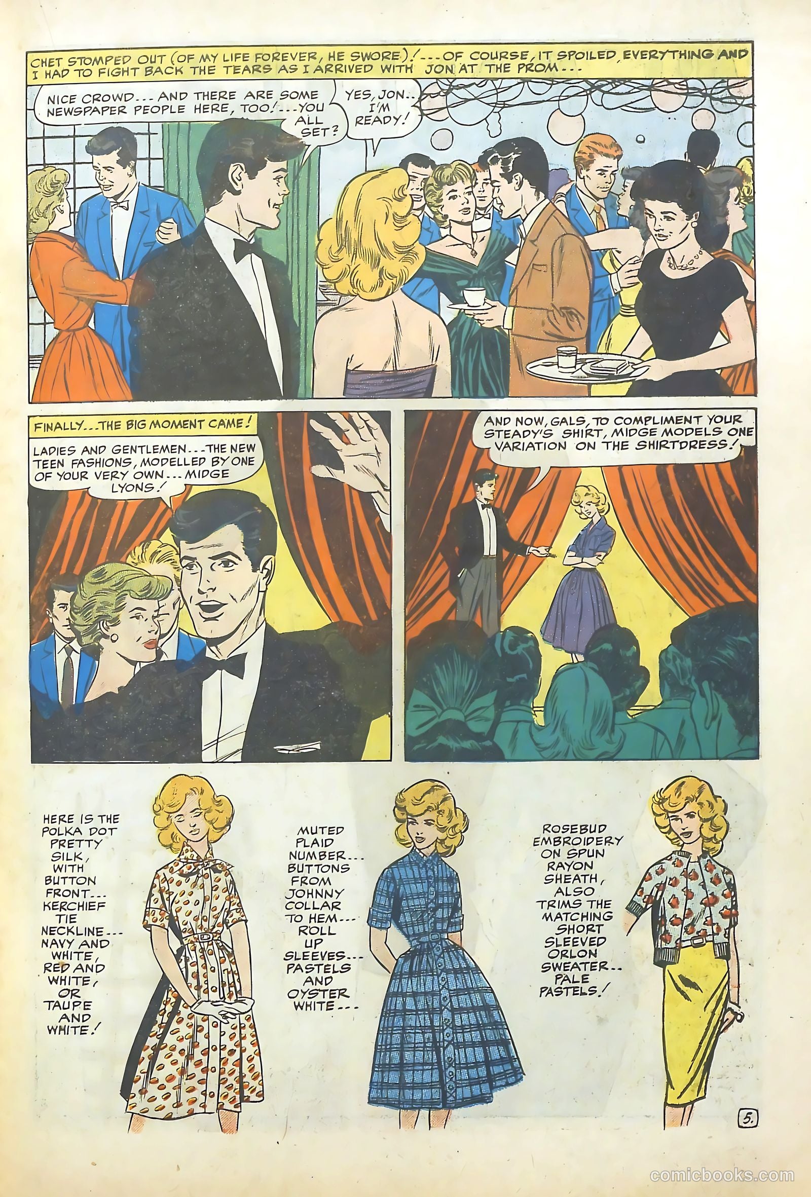 Going Steady #1 (1960) — page 15 of 33
