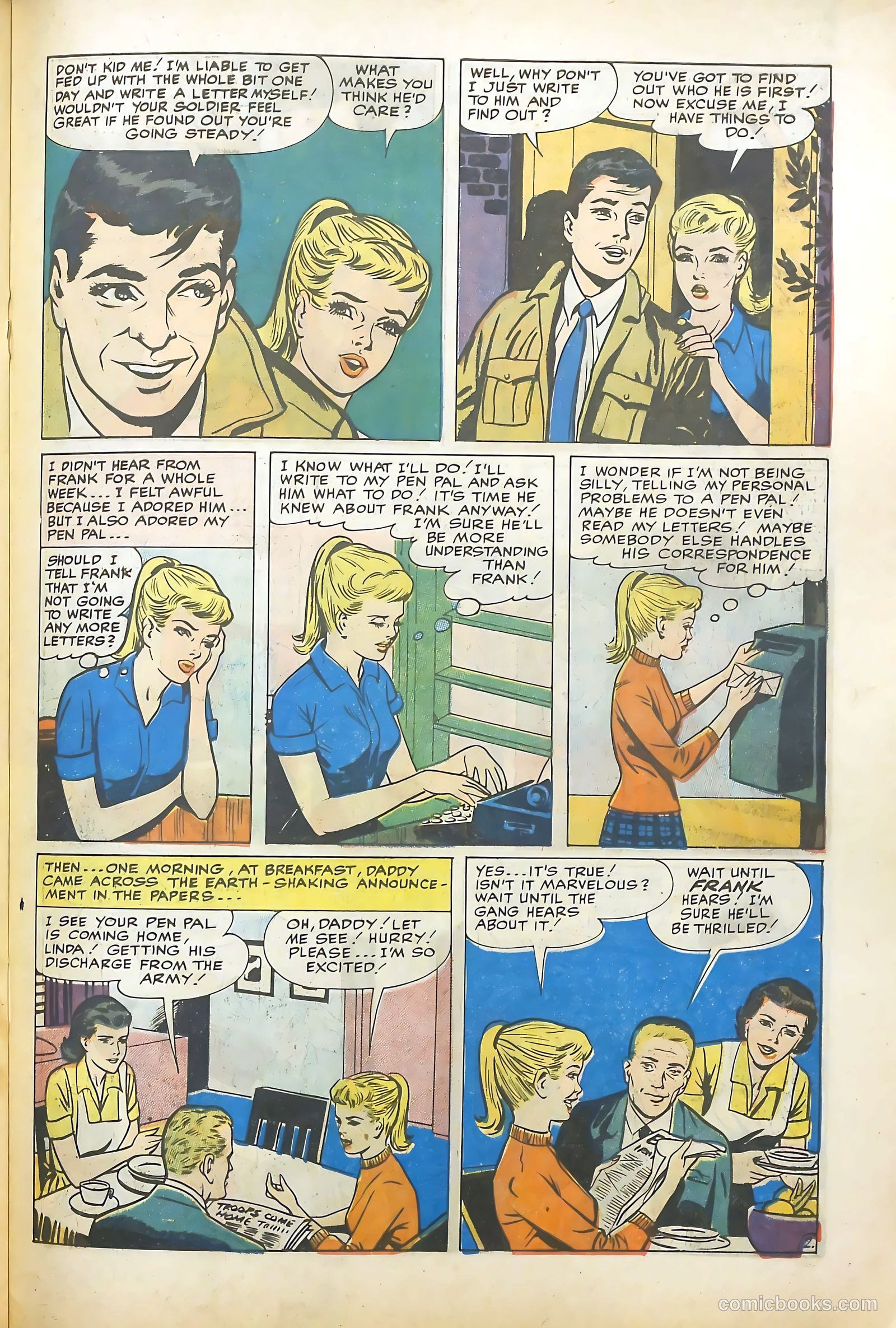 Going Steady #1 (1960) — page 21 of 33
