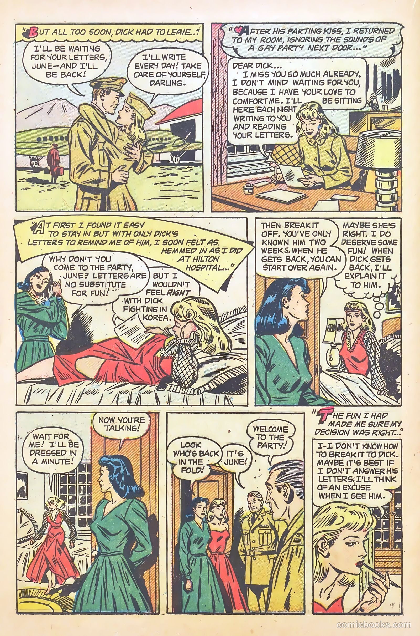 Going Steady #10 (1954) — page 16 of 37