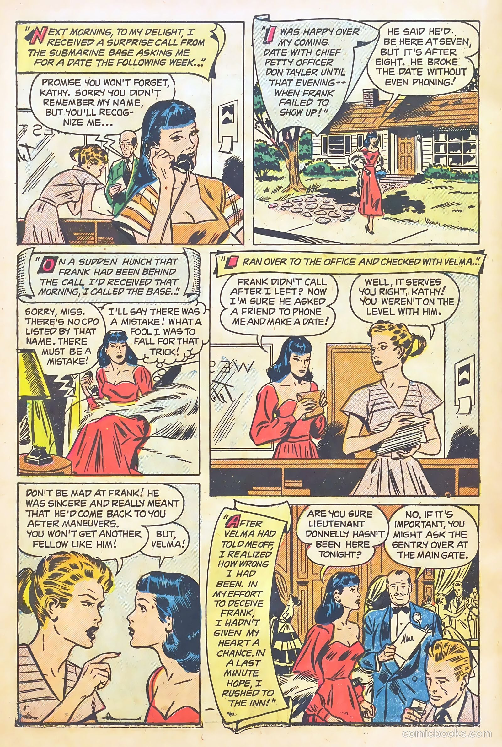 Going Steady #10 (1954) — page 22 of 37