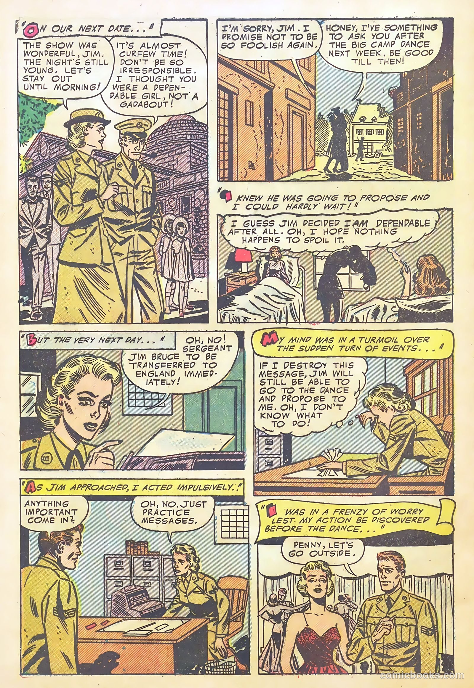 Going Steady #10 (1954) — page 32 of 37