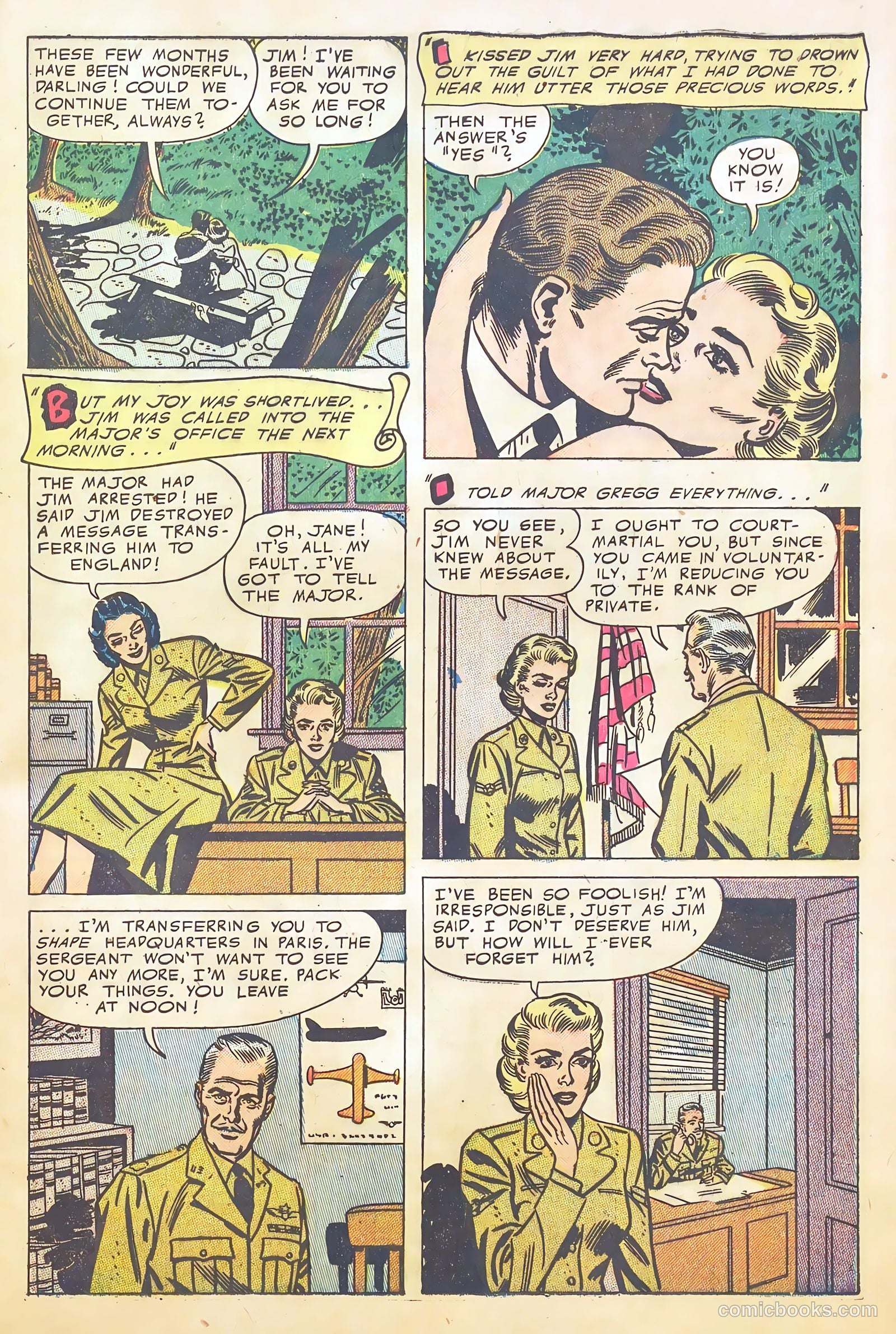 Going Steady #10 (1954) — page 33 of 37