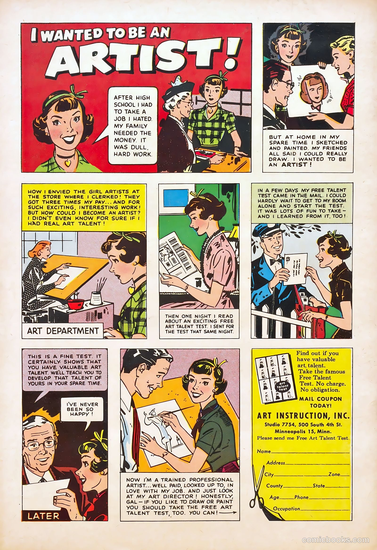 Going Steady #10 (1954) — page 36 of 37