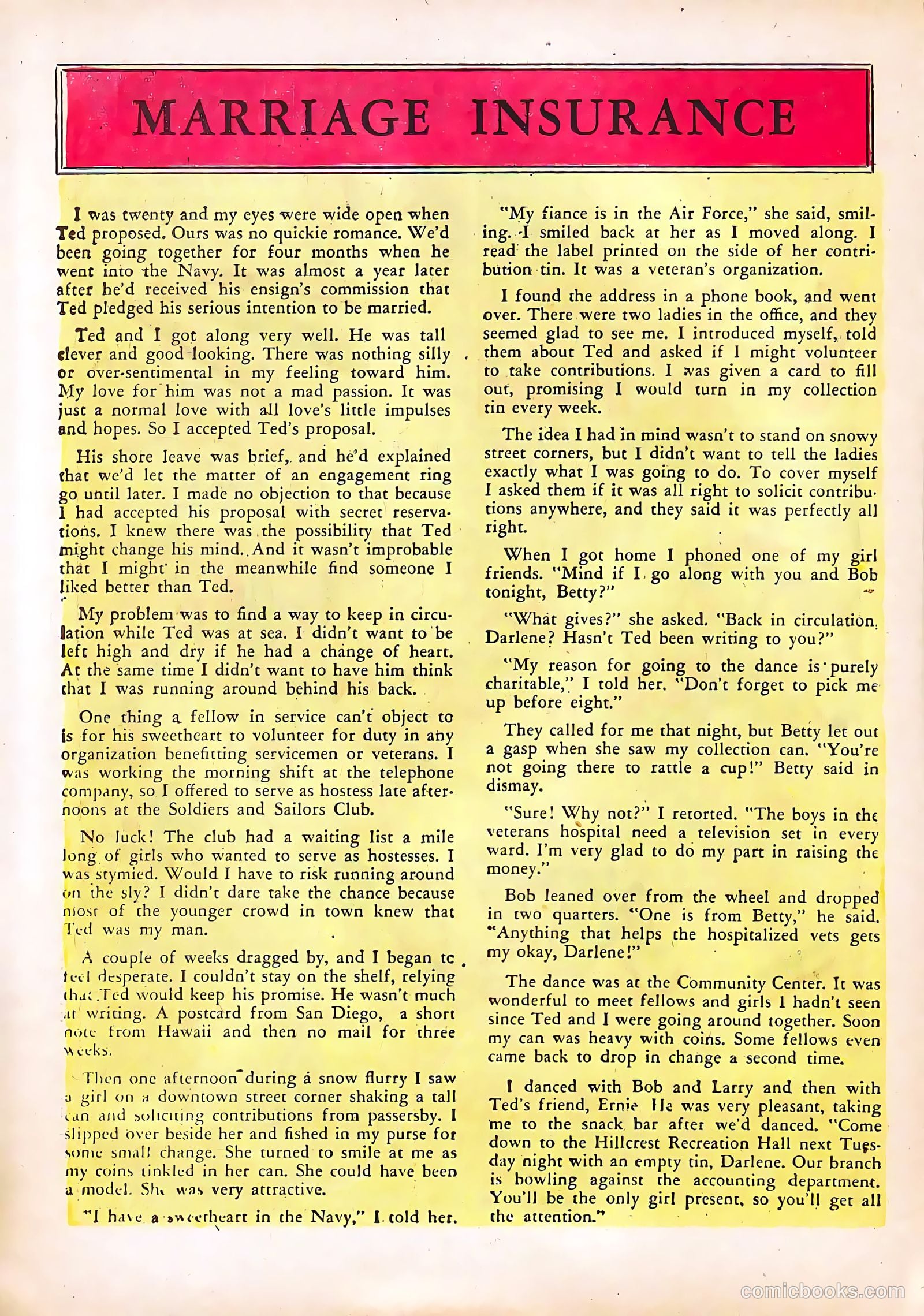 Going Steady #11 (1955) — page 26 of 36