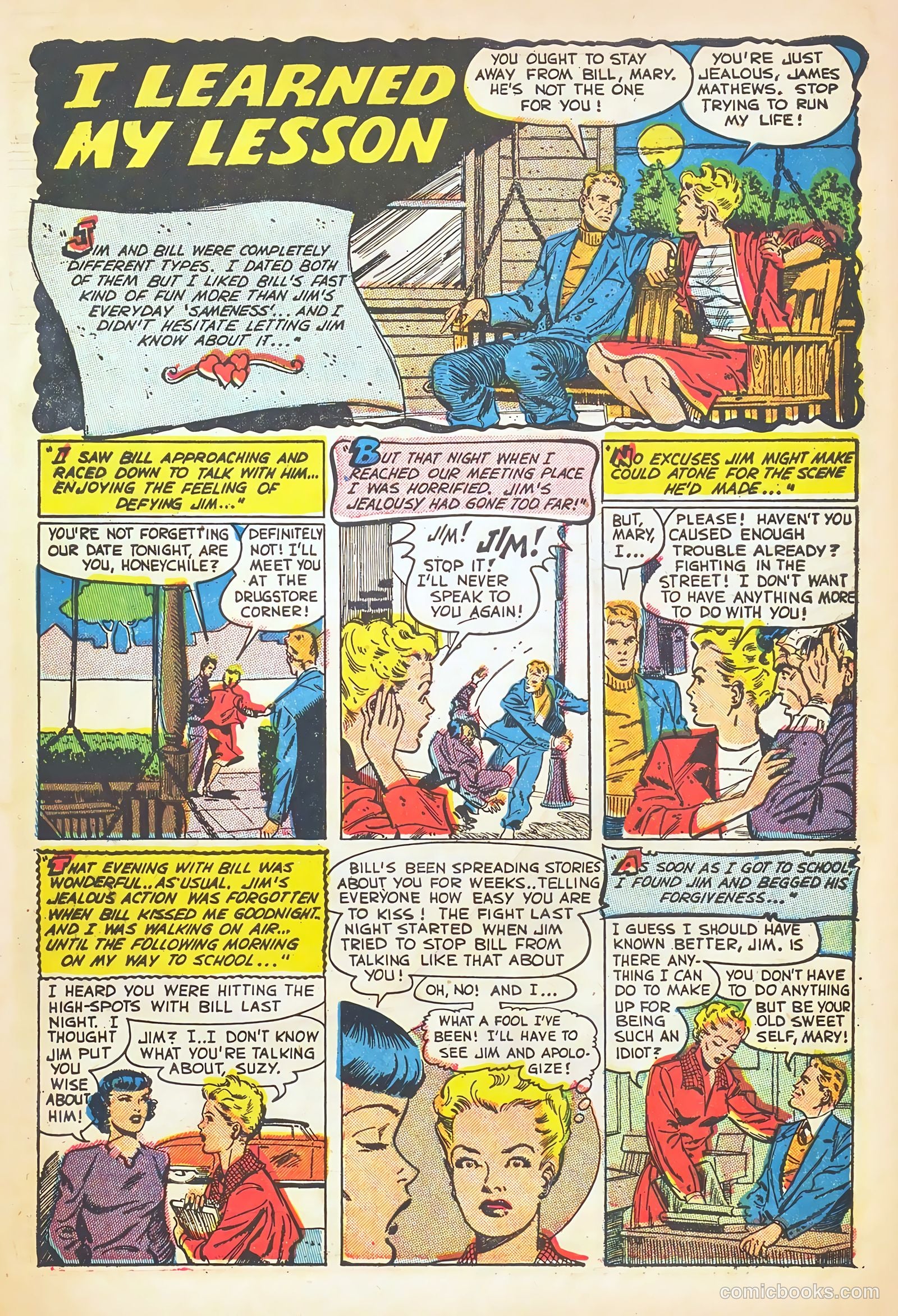 Going Steady #12 (1955) — page 33 of 37