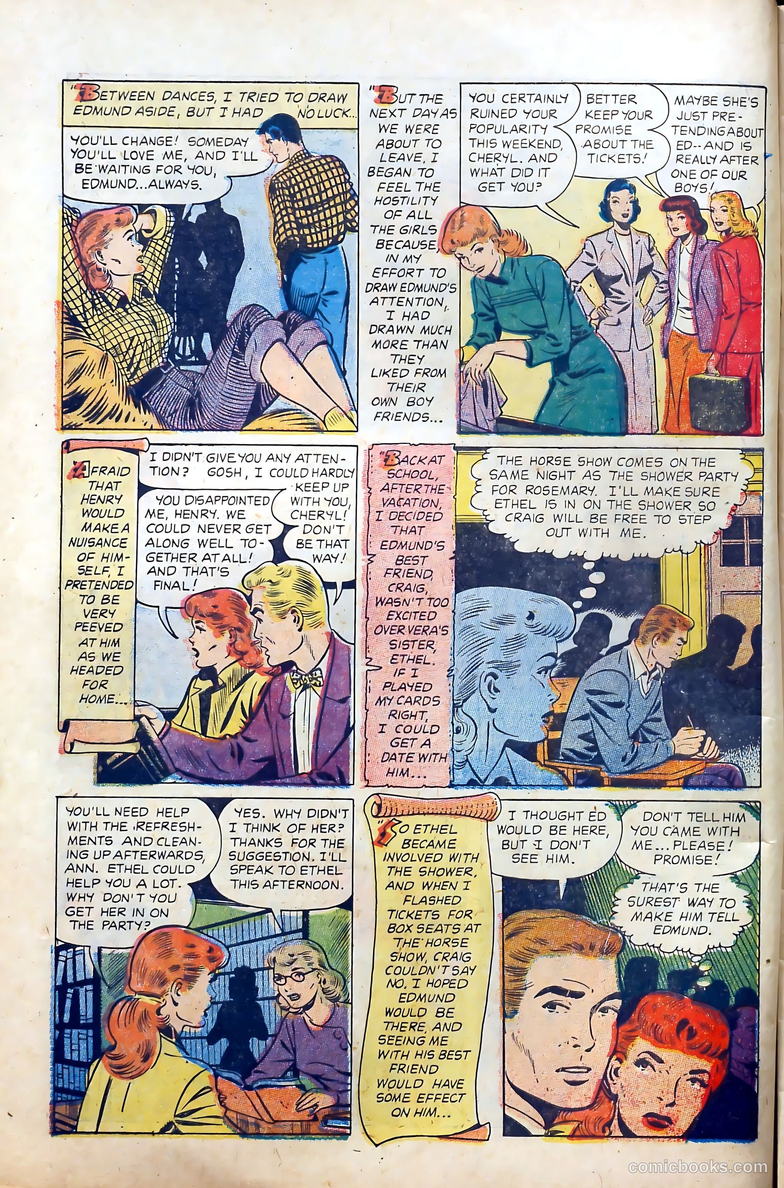 Going Steady #14 (1955) — page 8 of 36