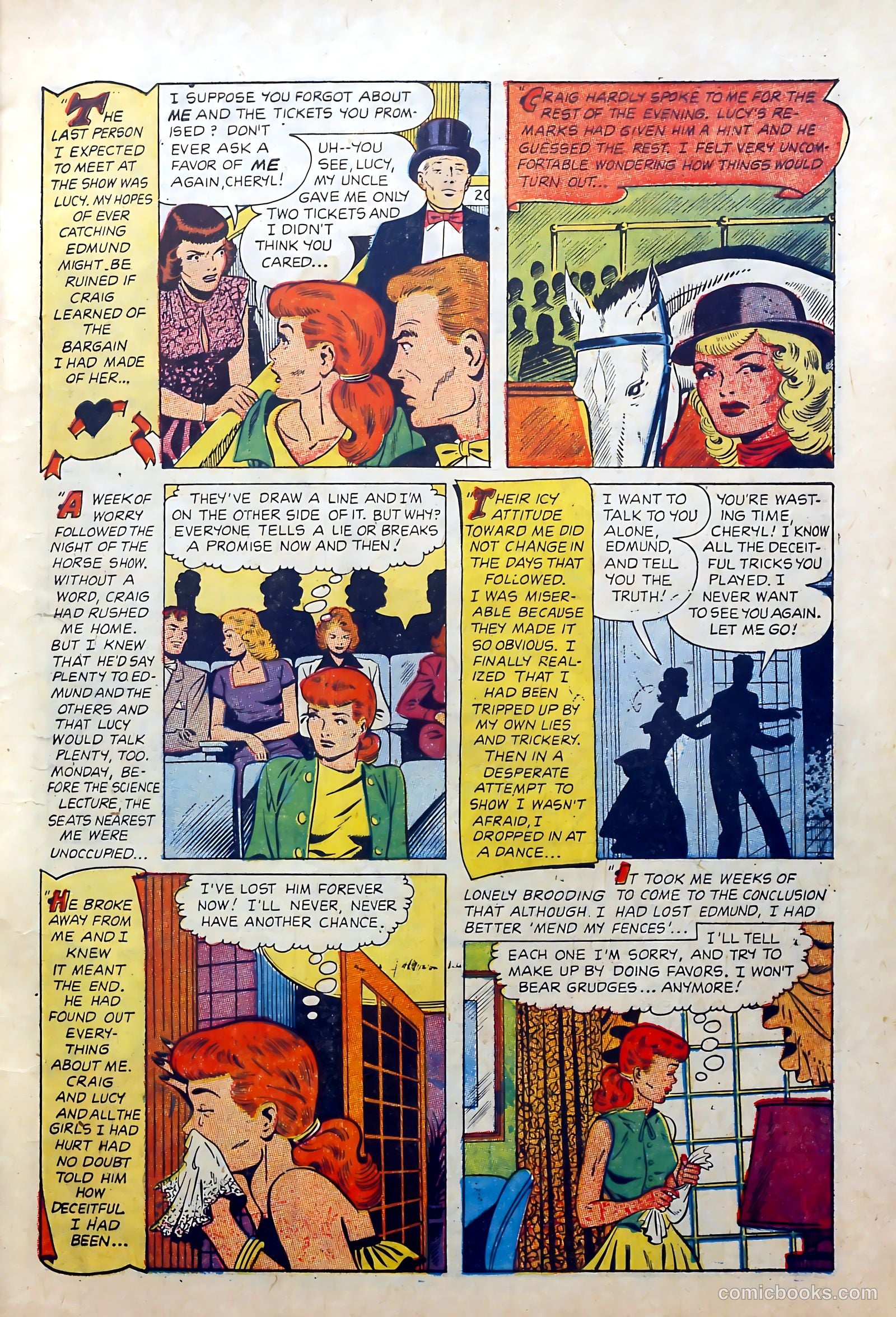 Going Steady #14 (1955) — page 9 of 36