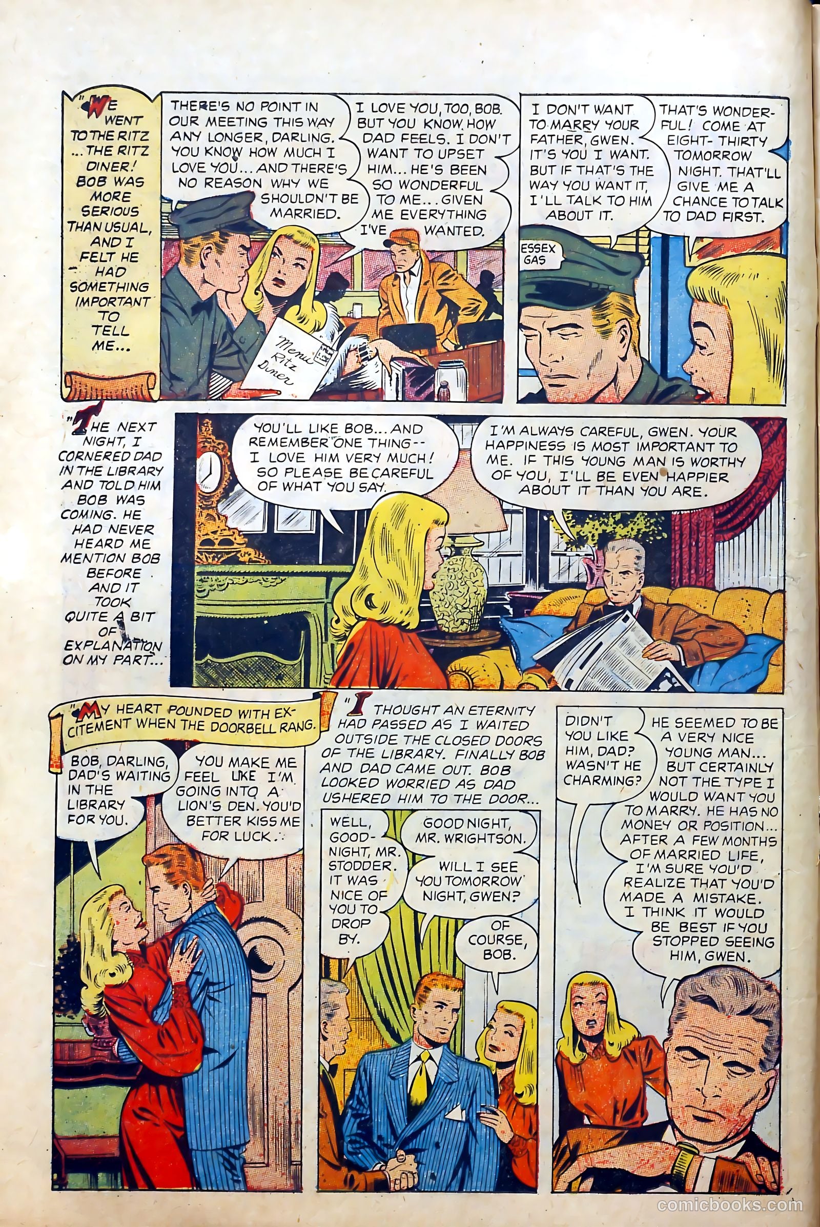 Going Steady #14 (1955) — page 12 of 36