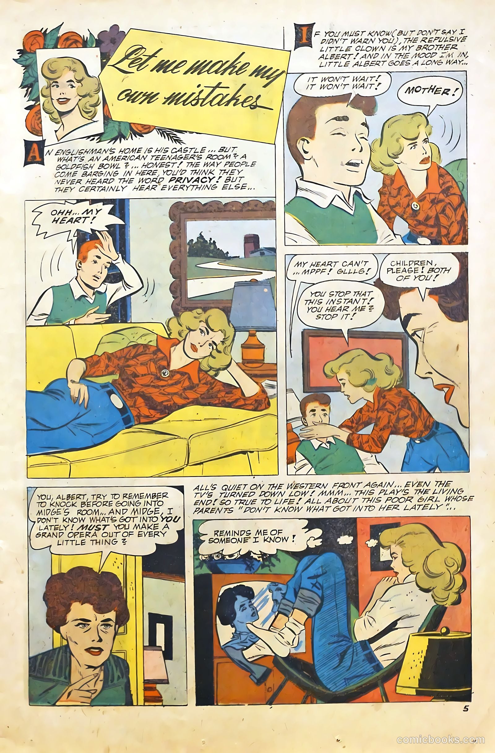 Going Steady #3 (1960) — page 7 of 34