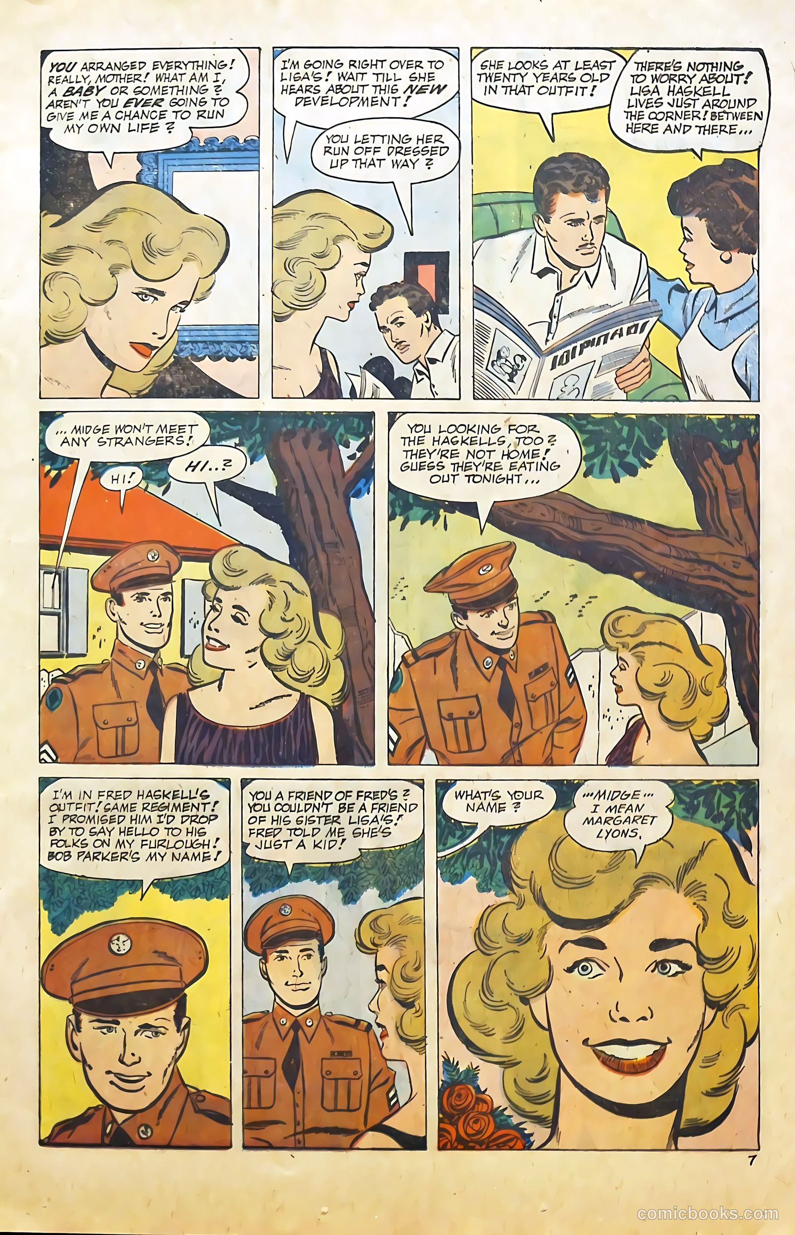 Going Steady #3 (1960) — page 9 of 34