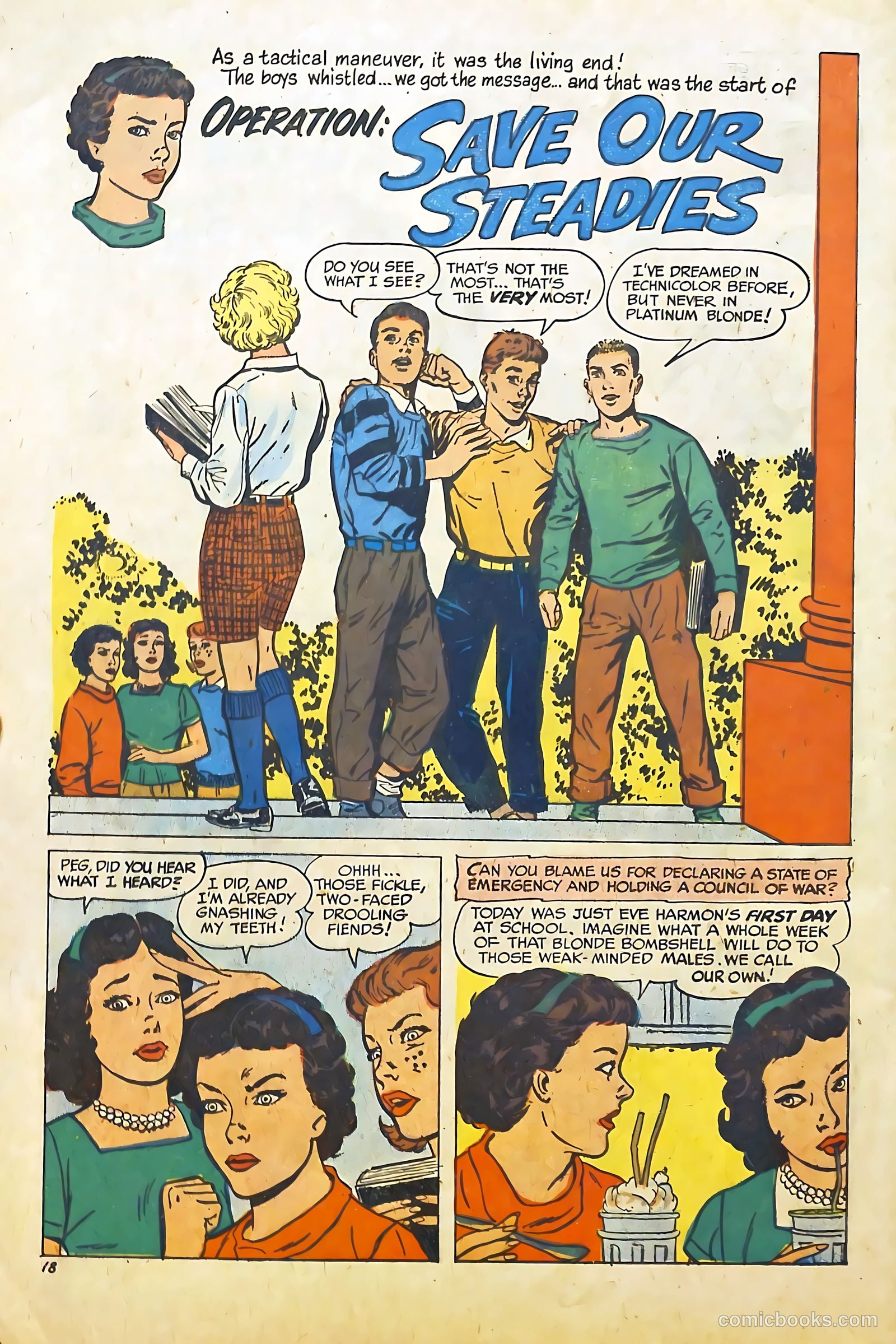 Going Steady #3 (1960) — page 19 of 34