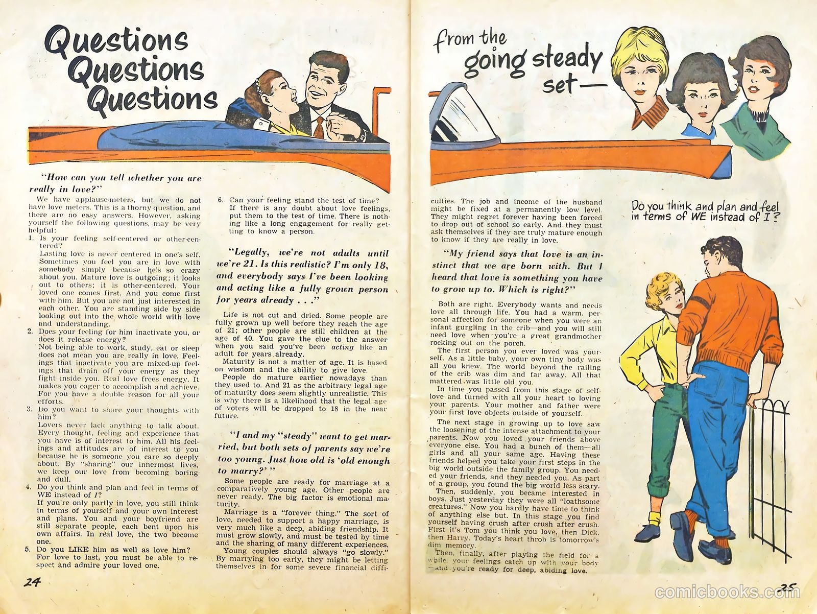 Going Steady #3 (1960) — page 25 of 34