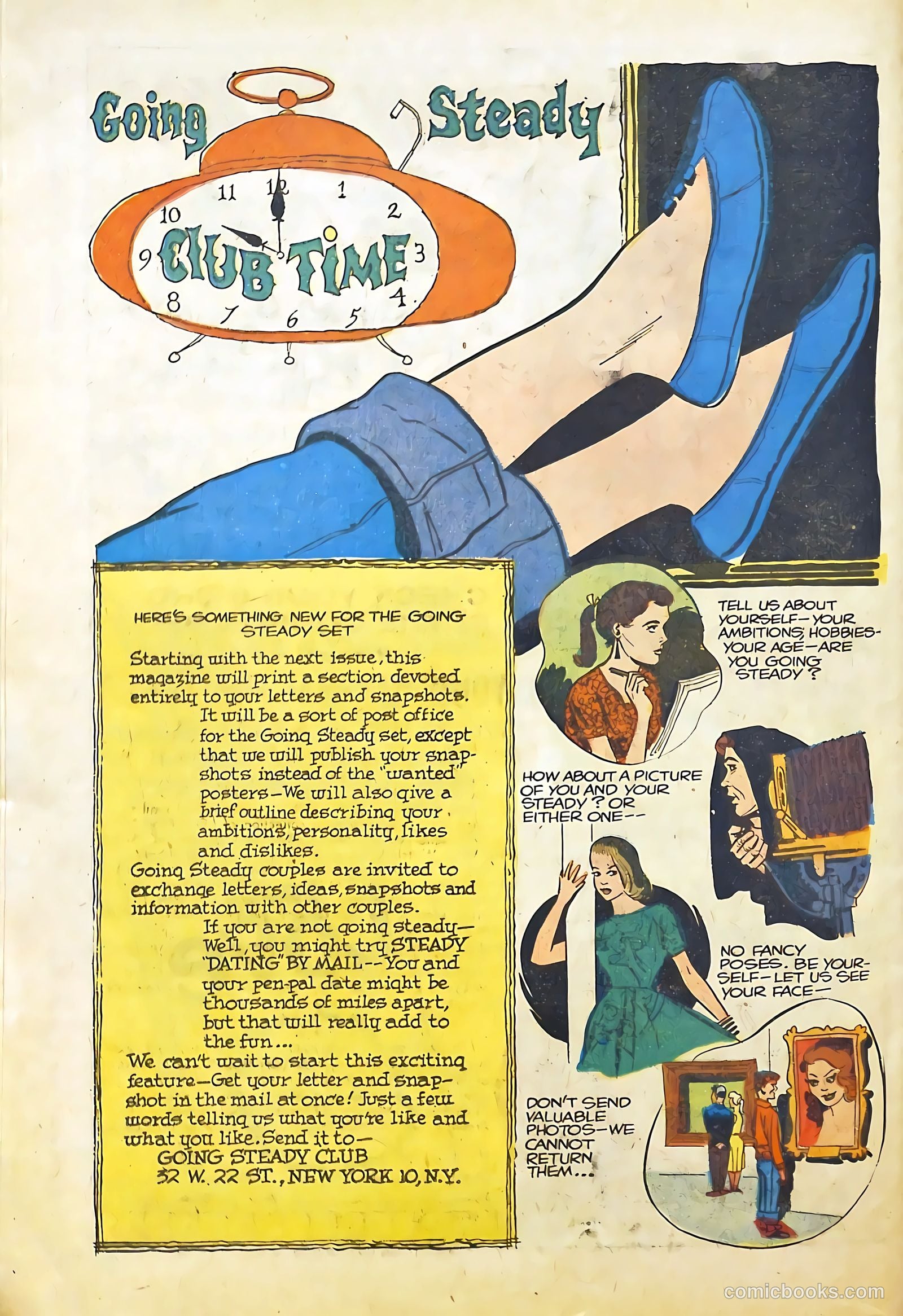 Going Steady #3 (1960) — page 32 of 34