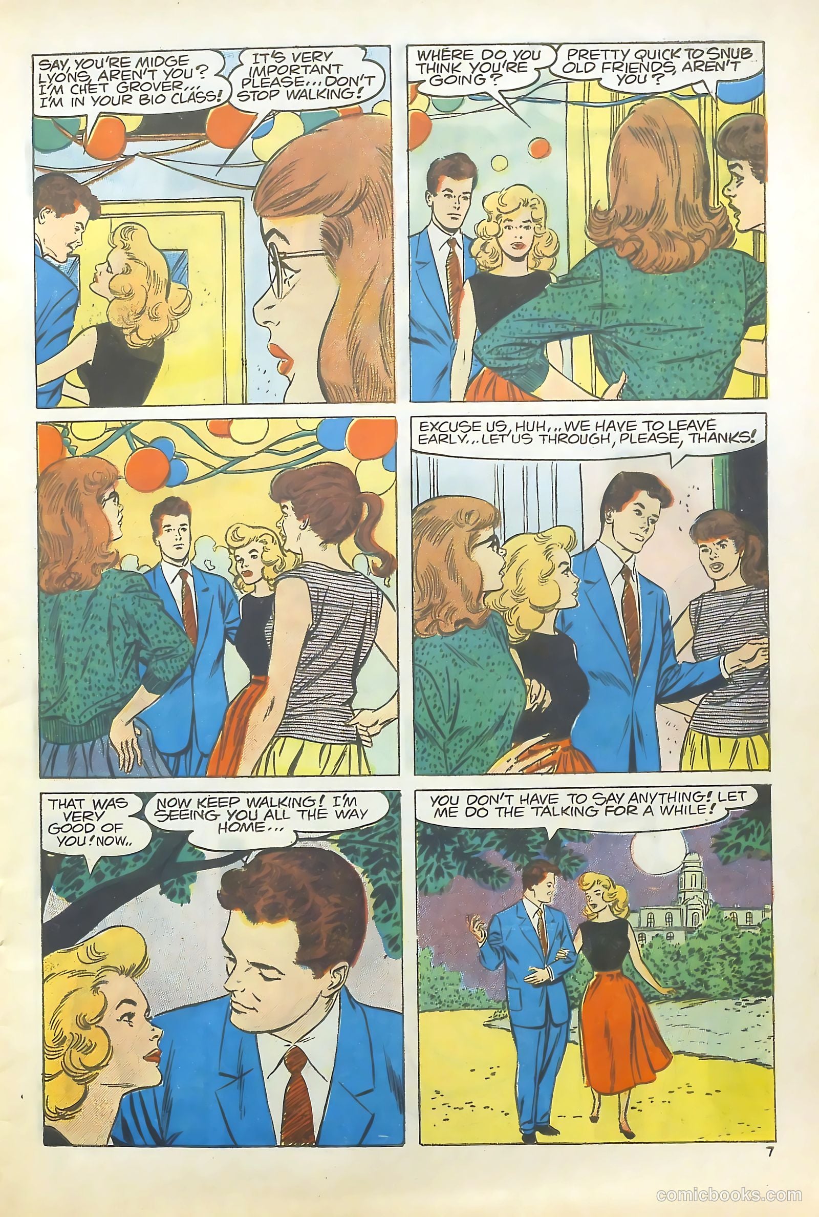Going Steady #4 (1960) — page 9 of 34