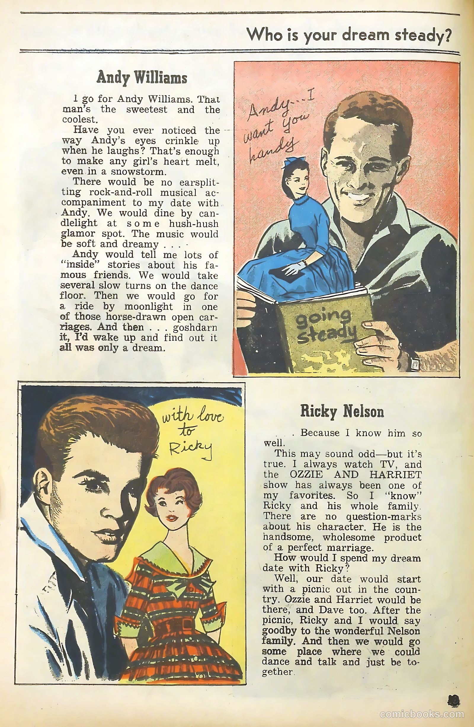 Going Steady #4 (1960) — page 12 of 34