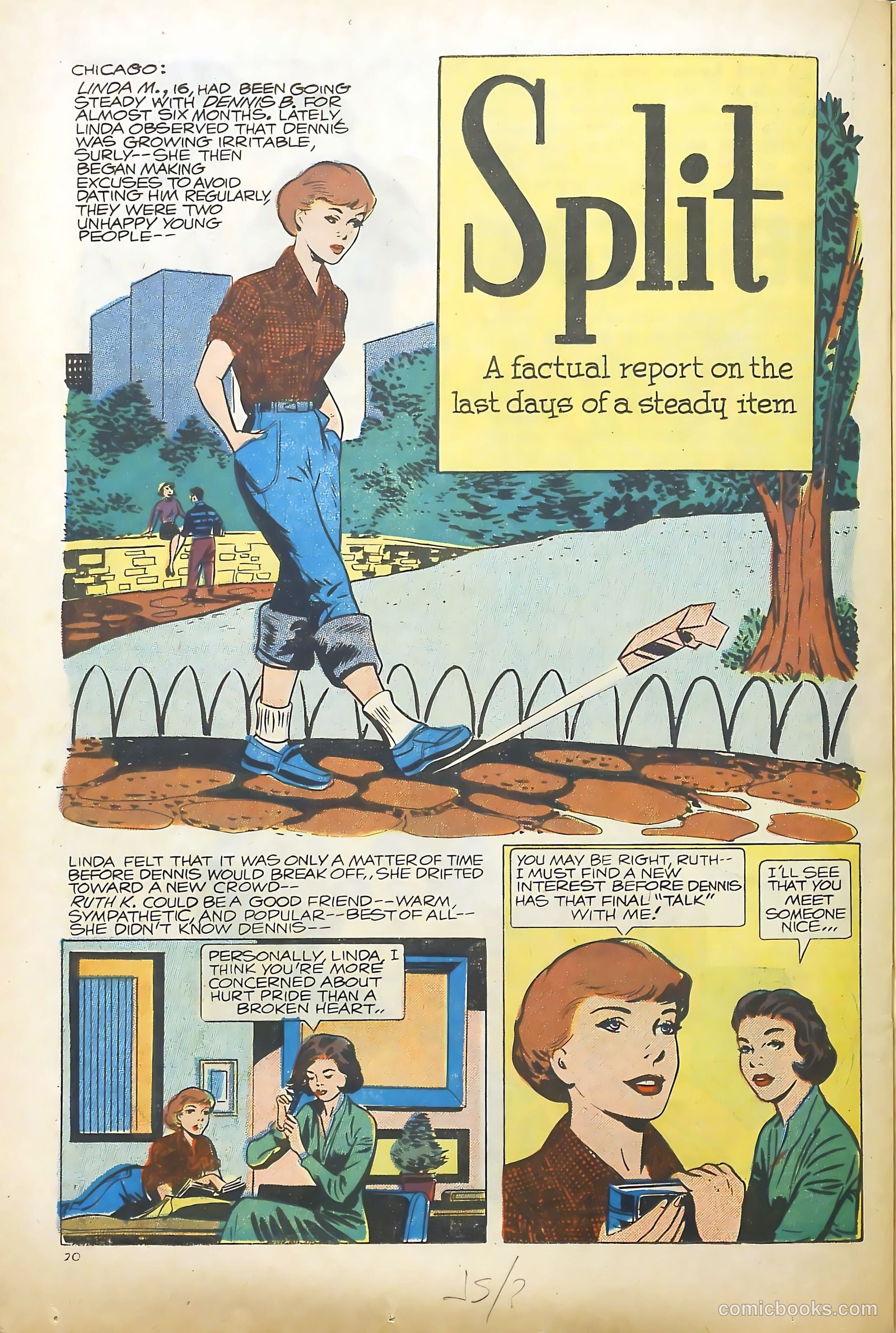 Going Steady #4 (1960) — page 20 of 34