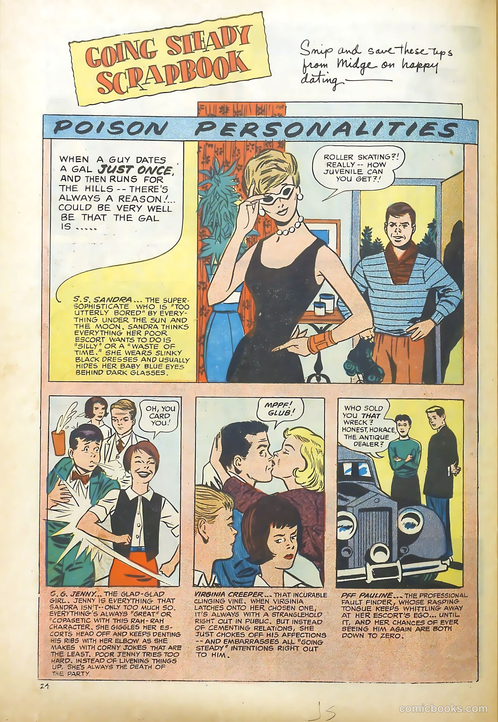 Going Steady #4 (1960) — page 24 of 34