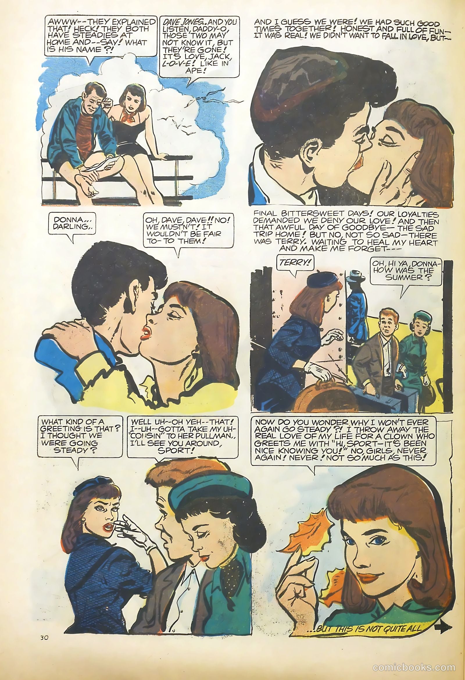 Going Steady #4 (1960) — page 30 of 34