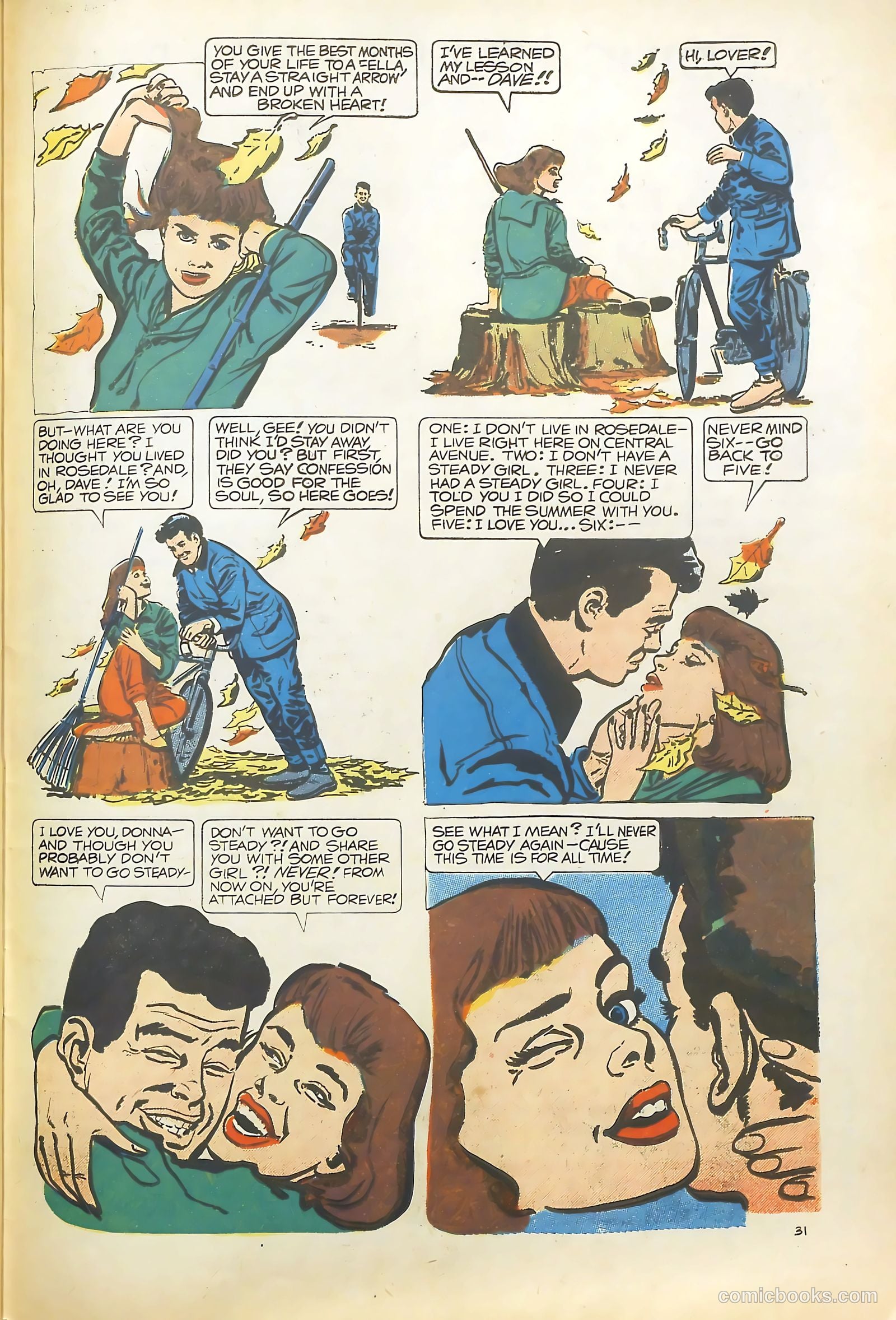 Going Steady #4 (1960) — page 31 of 34