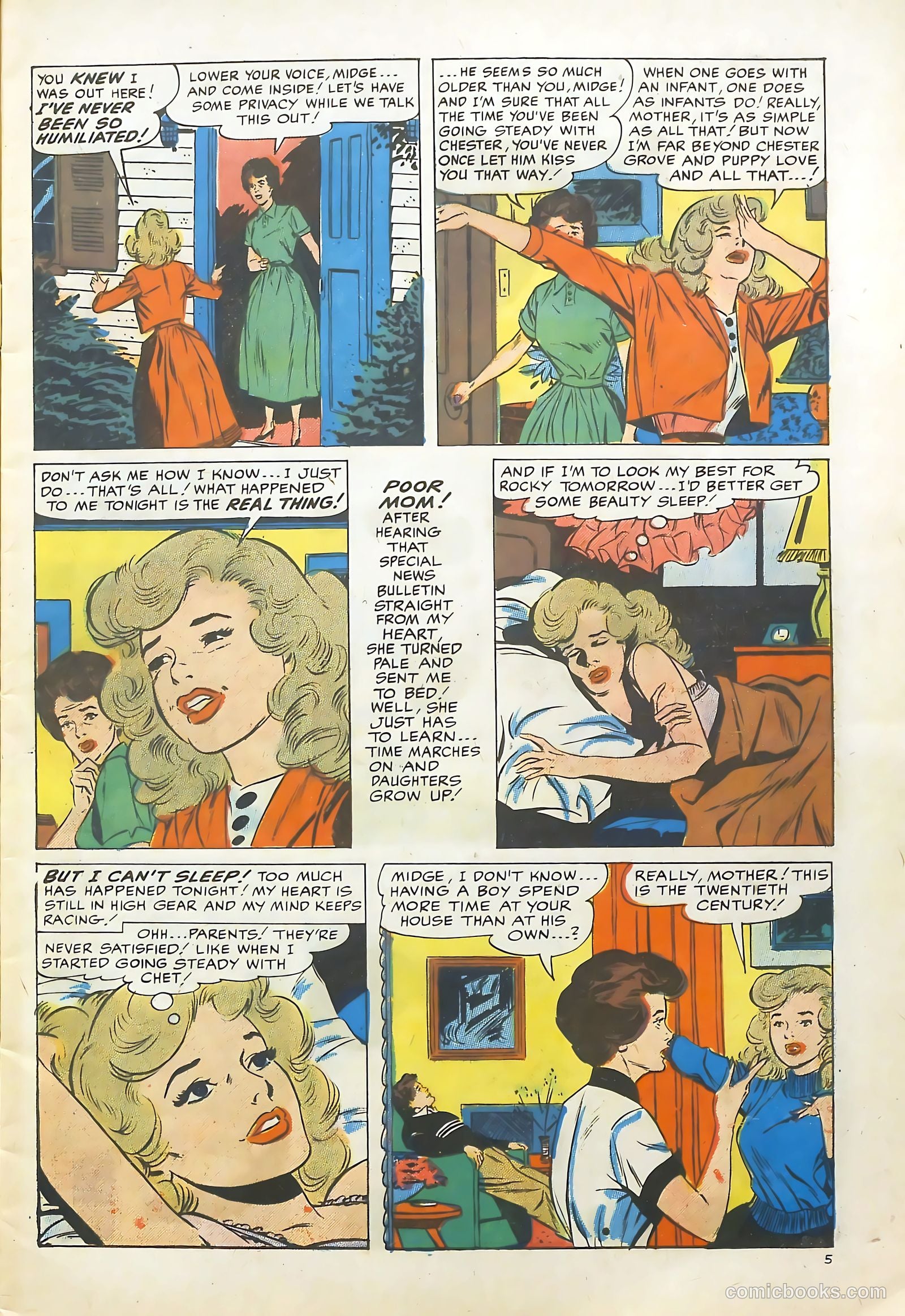 Going Steady #5 (1960) — page 5 of 32