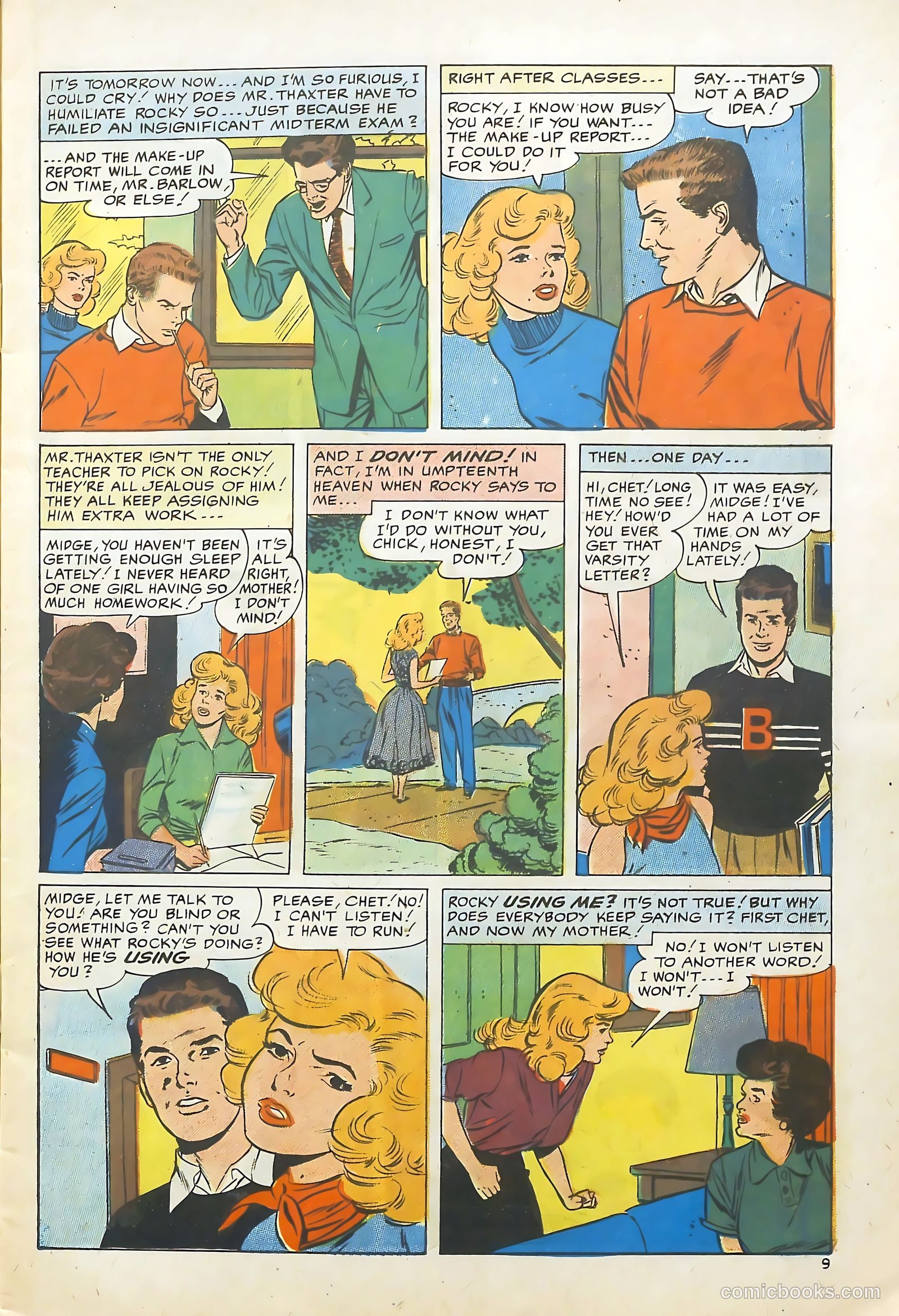 Going Steady #5 (1960) — page 9 of 32